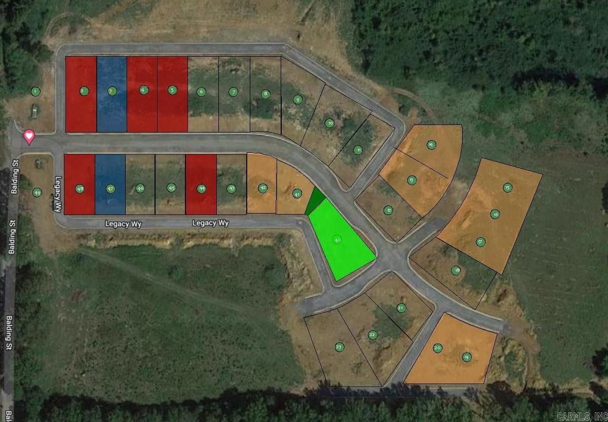 Lot 40 Legacy  Ward, AR