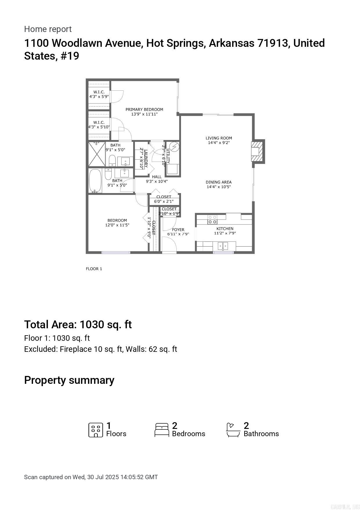 1100 Woodlawn Avenue, Unit 19 Hot Springs, AR 71913