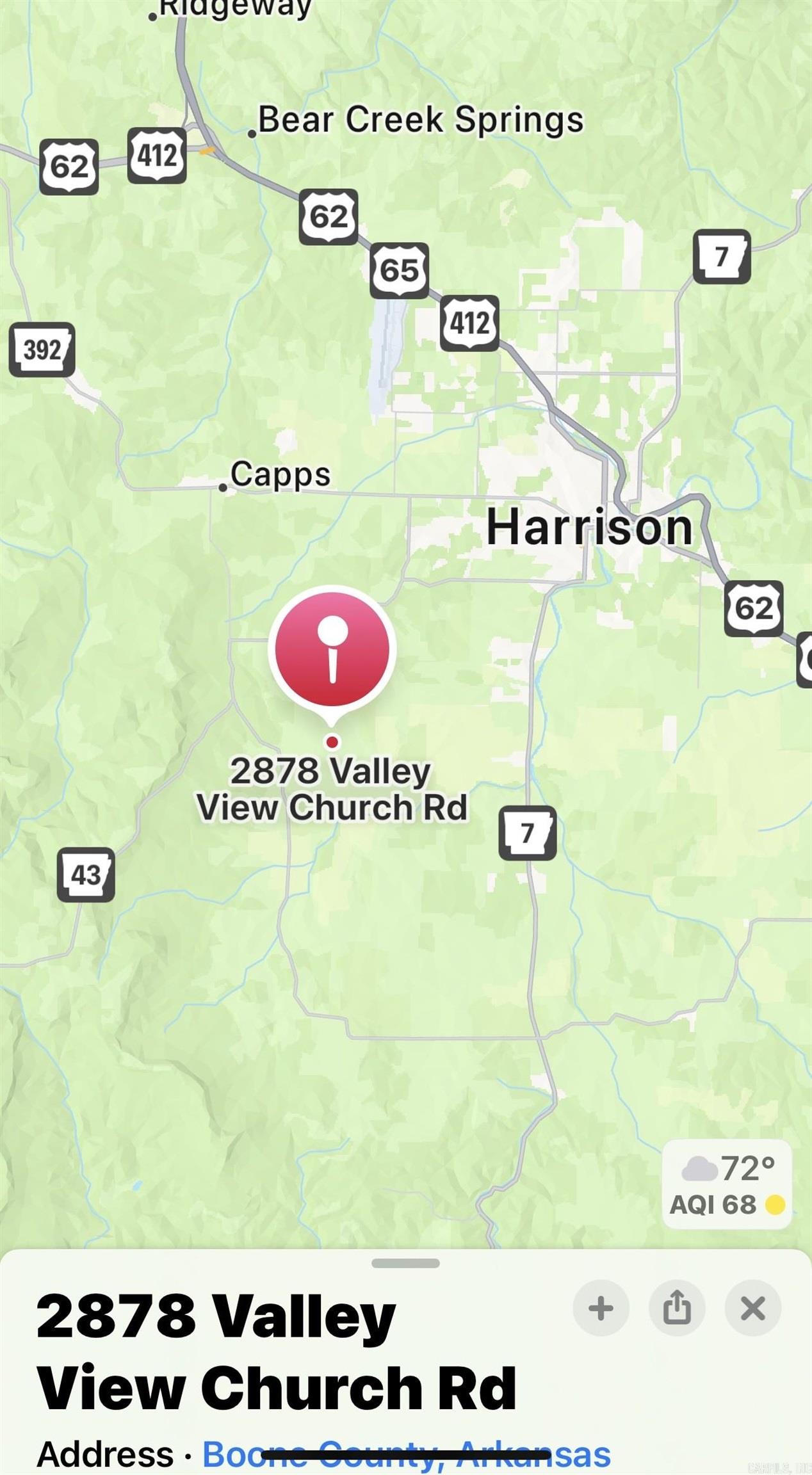 2844 Valley View Church  Harrison, AR