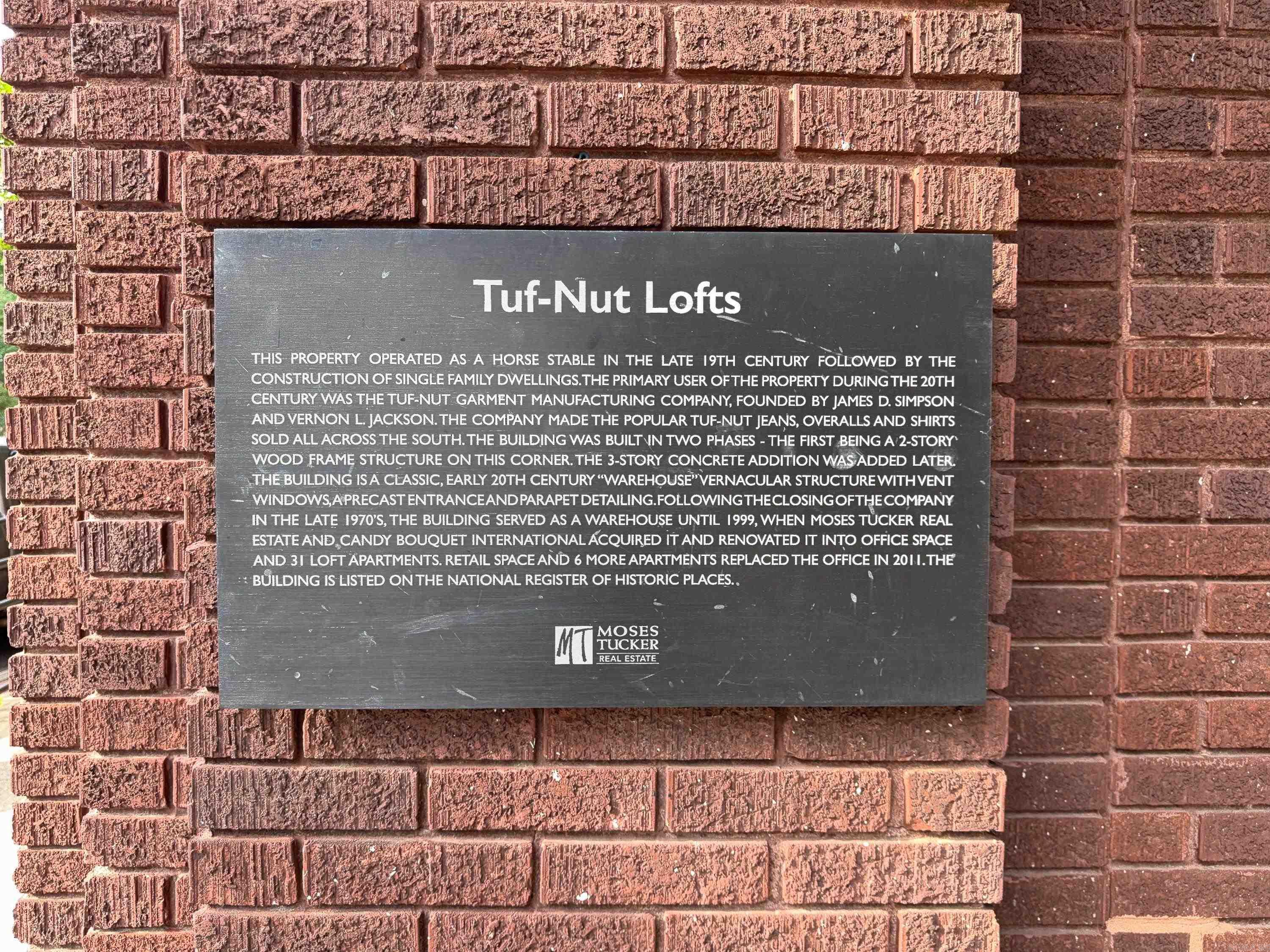 423 E Third Tuf Nut Lofts (8 units)  Little Rock, AR