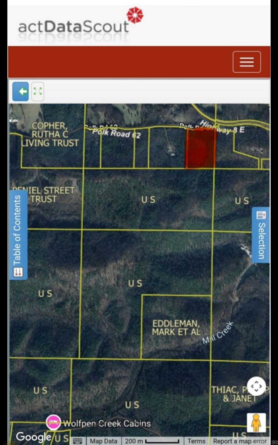 TBD Polk Road 62  Mena, AR