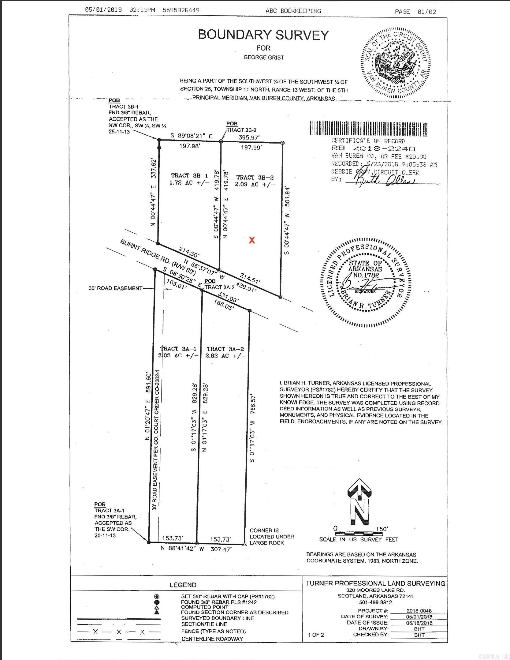 2.09 acres Burnt Ridge Road  Shirley, AR
