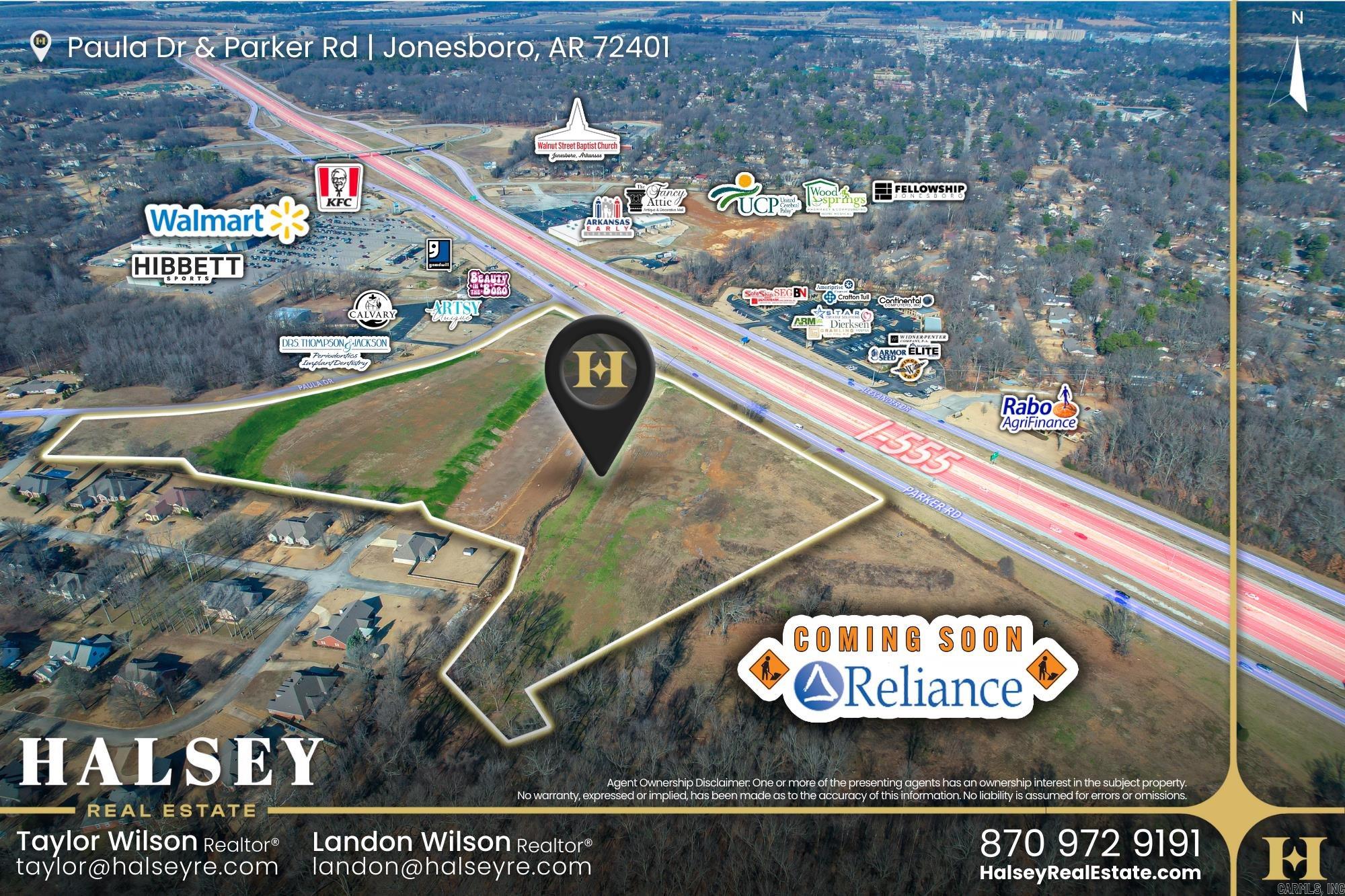  Parker Rd and Paula Dr  Jonesboro, AR