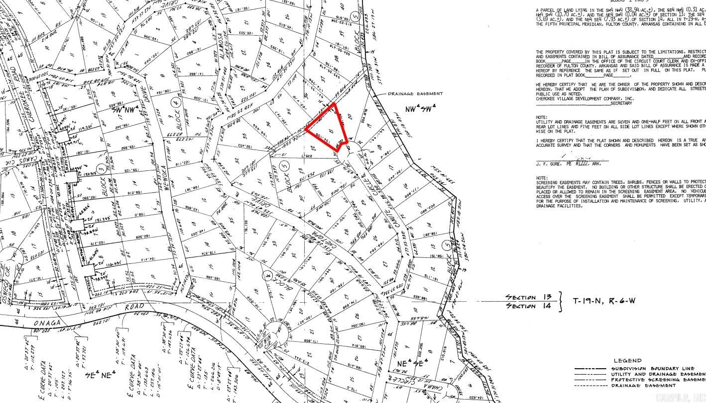 Lot 21 Canute  Cherokee Village, AR