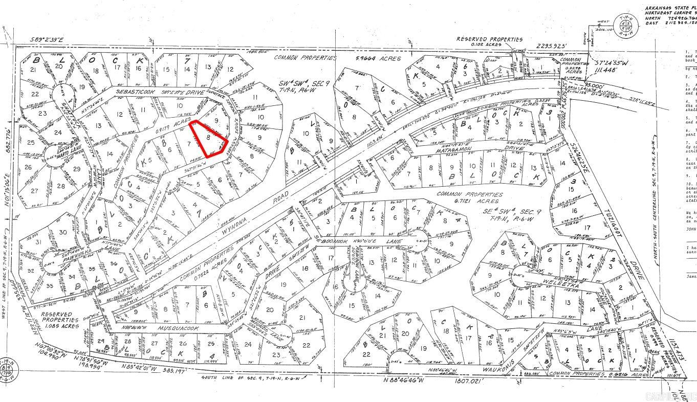 Lot 8 Sebasticook  Cherokee Village, AR