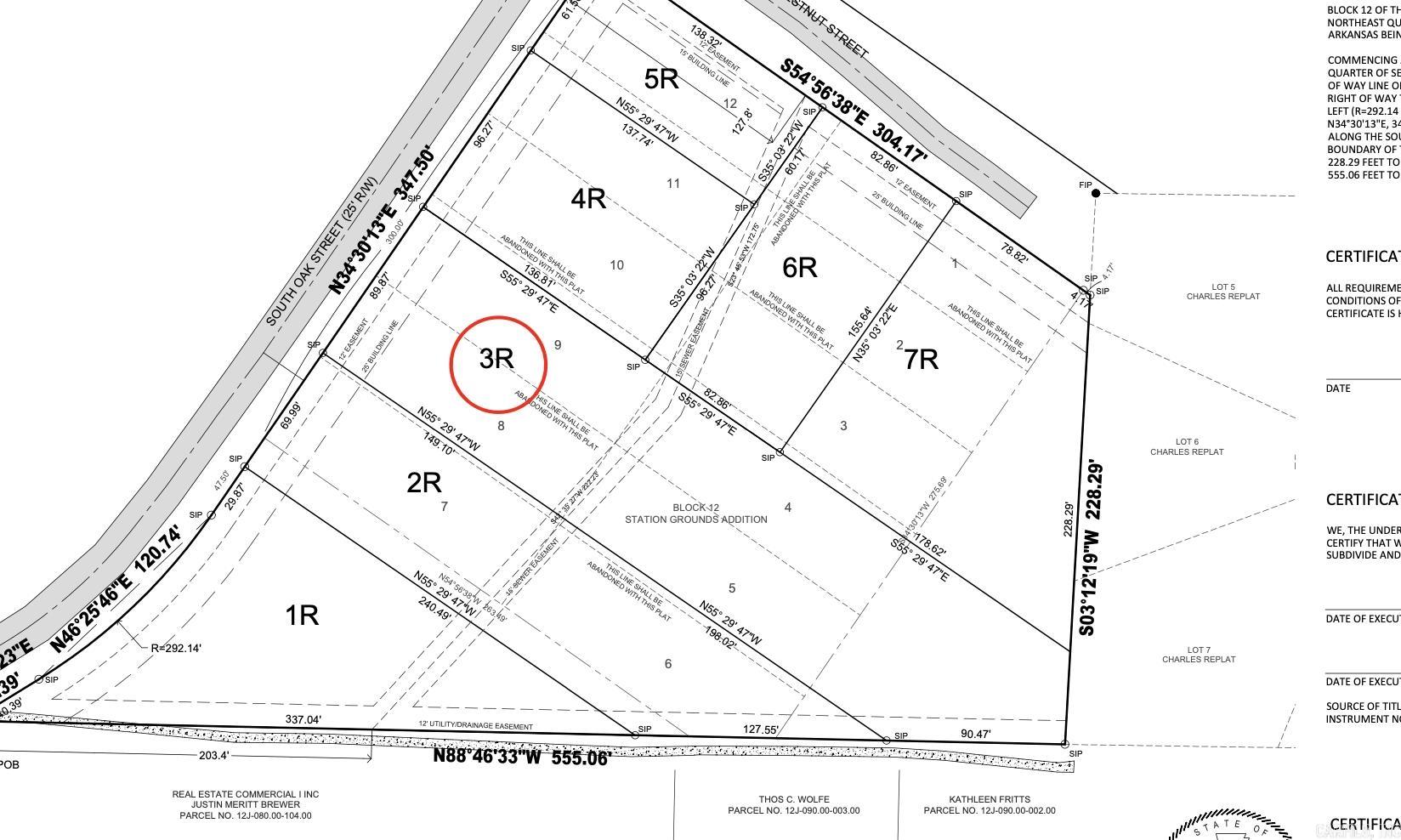 Lot 3R S Oak  Jacksonville, AR