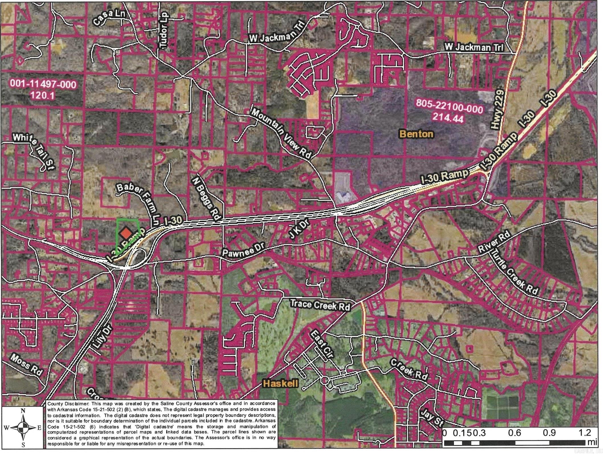 Exit 114 Interstate 30 Service Road  Benton, AR