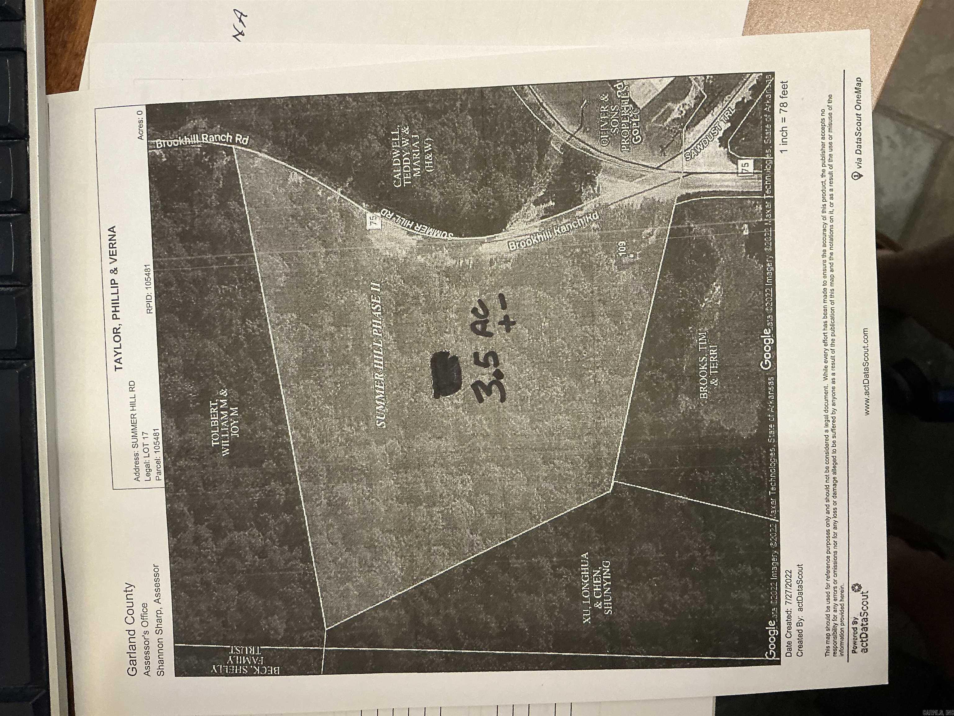 LOT 17 SUMMER HILL  Hot Springs Village, AR