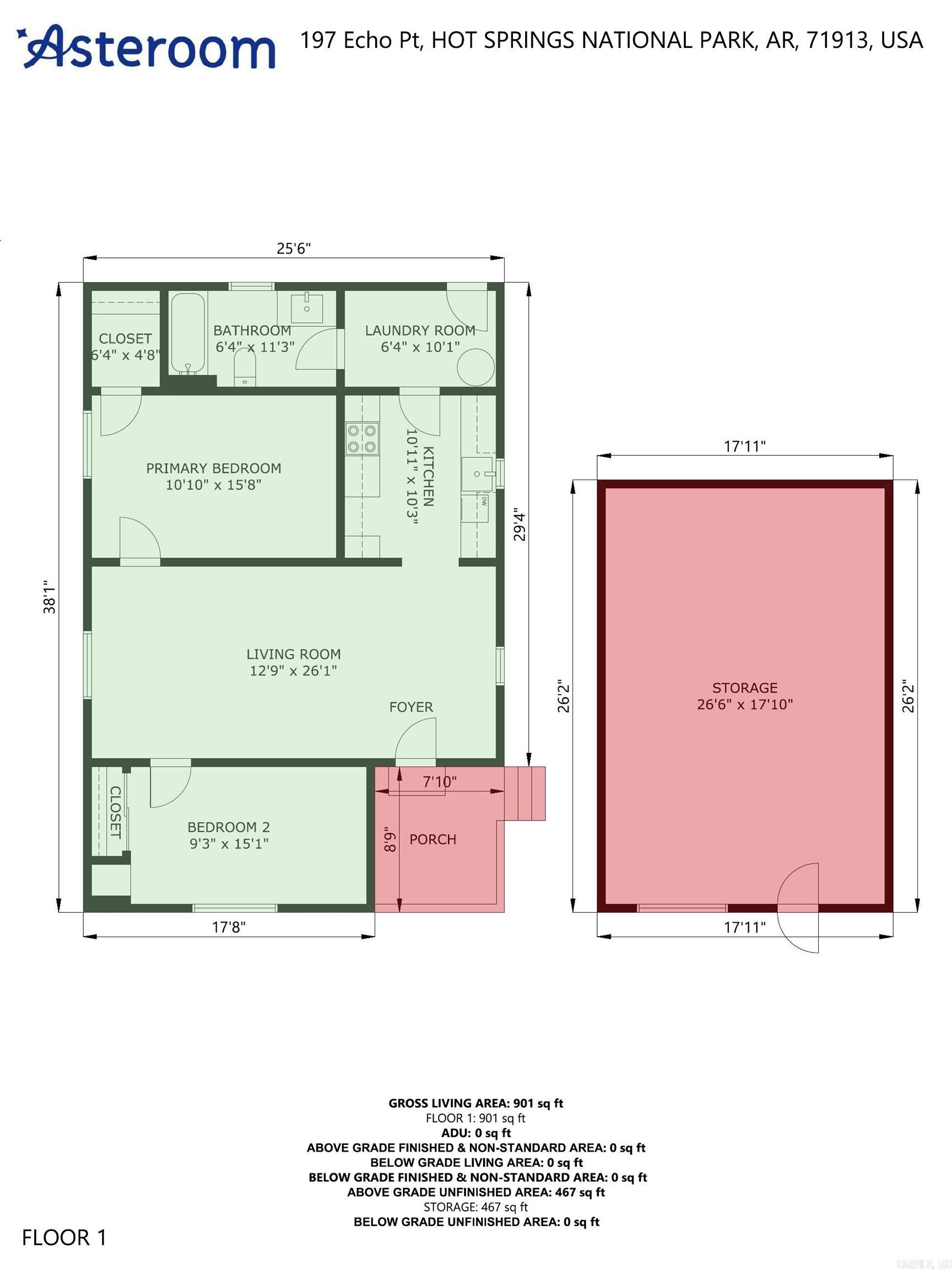 197 Echo Point  Hot Springs, AR