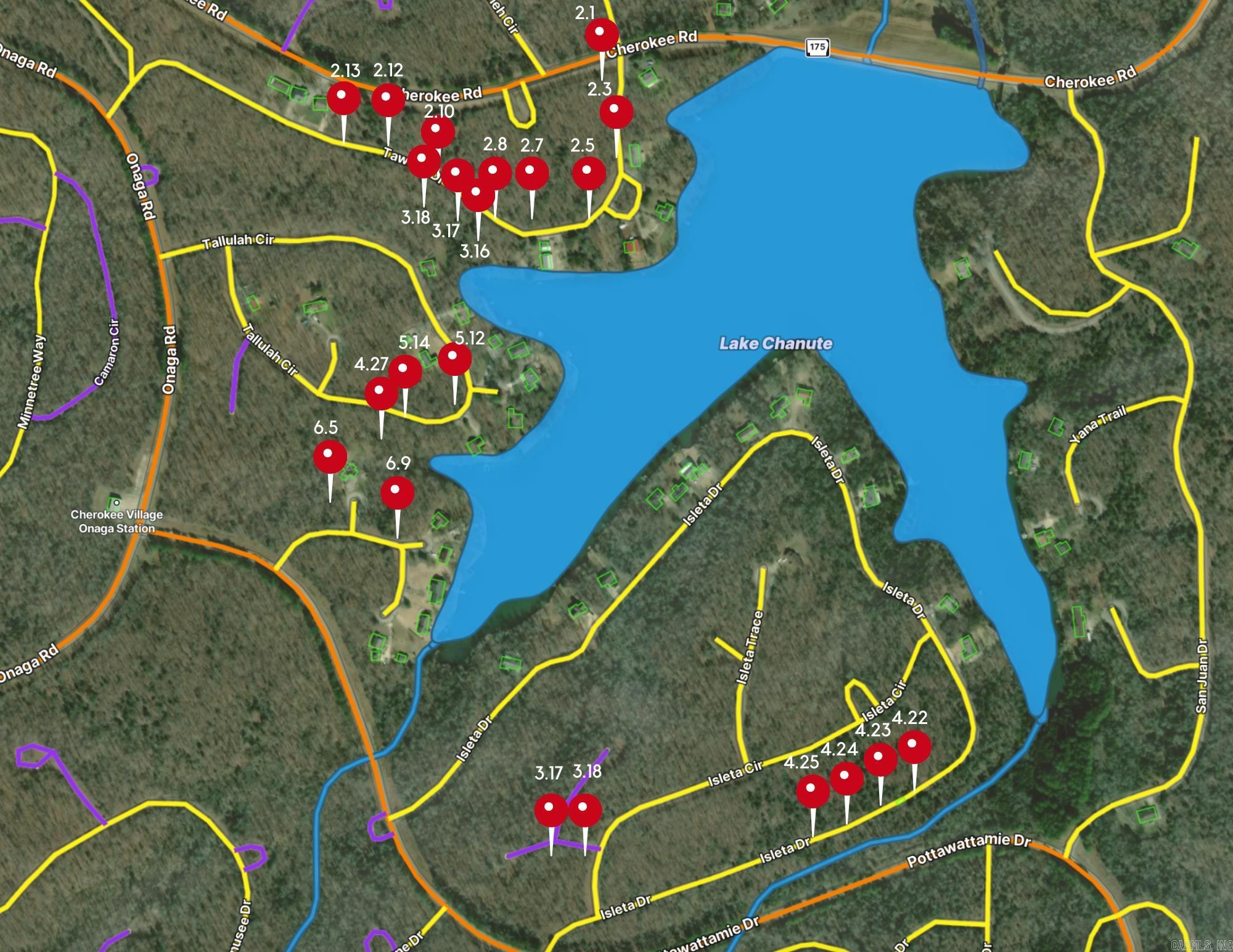 22 Lake Chanute Area Lots  Cherokee Village, AR