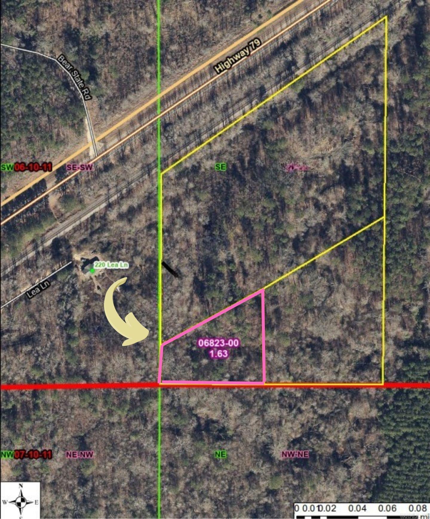 1.63 acres Hwy 79  Kingsland, AR