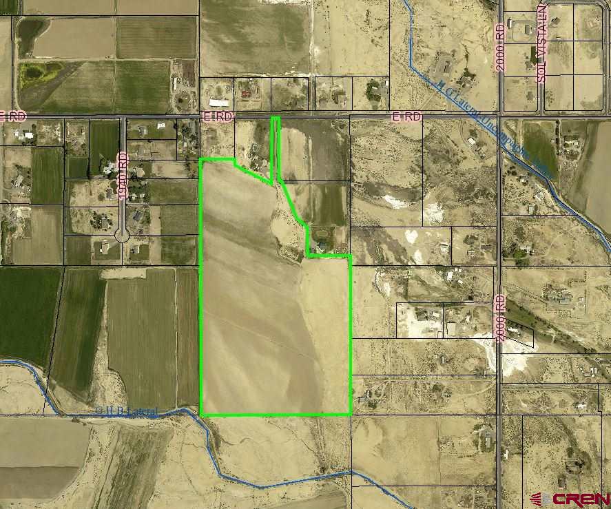 Farm ground!!  58.92 irrigated acres. Currently in cultivation. Great view of the San Juans from this parcel. Irrigation water, UVWUA,through the HOA.  Plenty of room for a homesite!