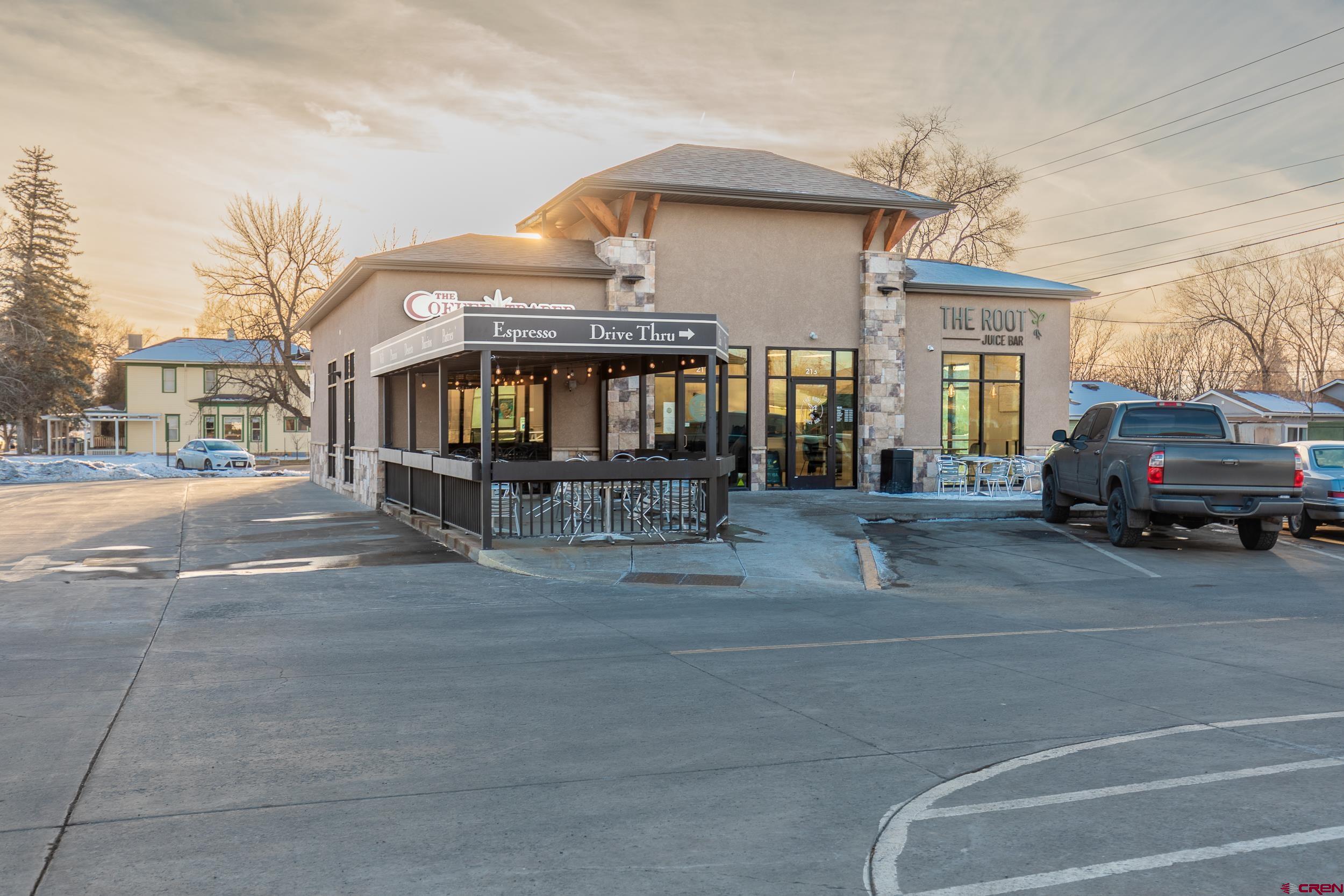 Excellent investment opportunity on the Western Slope of Colorado! This ideally located commercial space boasts 2 units with an 5.77% CAP rate in a B-2 commercial zone in the City of Montrose! The turnkey building (built in 2017) offers 2 retail commercial units with high quality long term tenants, high daily traffic exposure, and heavy pedestrian traffic as well. One unit is currently operated as a busy specialty coffee store chain with a drive-thru and the second unit is occupied by a trendy juice bar with high traffic and a popular following.   *Average daily traffic count: 25,000 vehicles (located within the second busiest intersection in the City of Montrose)  *Nearby Pedestrian Traffic: Montrose Regional Health Center, Montrose High School, Colorado Mesa University Montrose Campus and just blocks from Main Street.