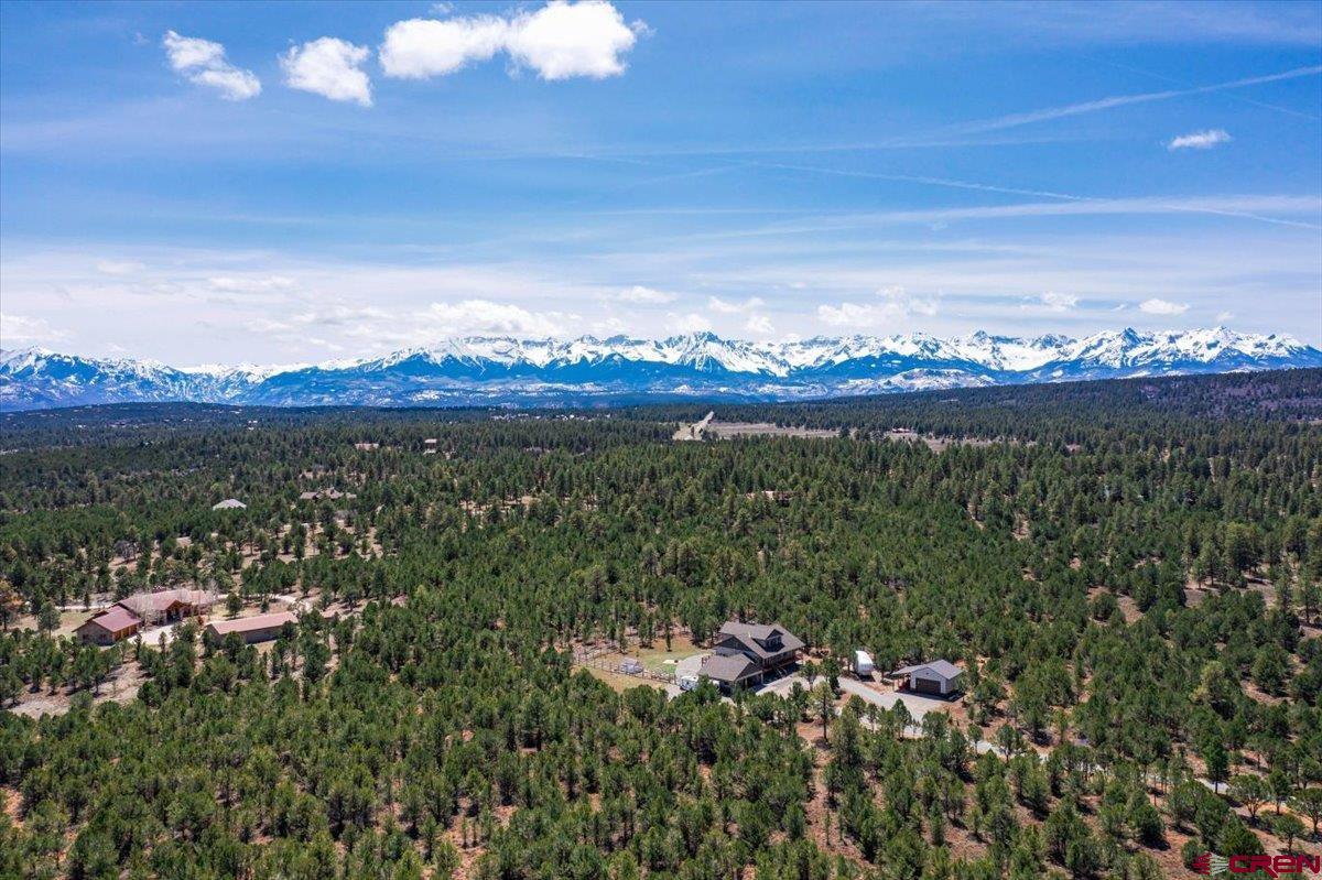 Enjoy views of the Mount Sneffels and Cimarron Range in the San Juan Mountains. This beautiful 4 acre parcel has Ponderosa and Pinion Pine trees. There has been a geotechnical soils analysis performed, and septic engineering designs. Water, electric, natural gas, and internet are on the lot line.