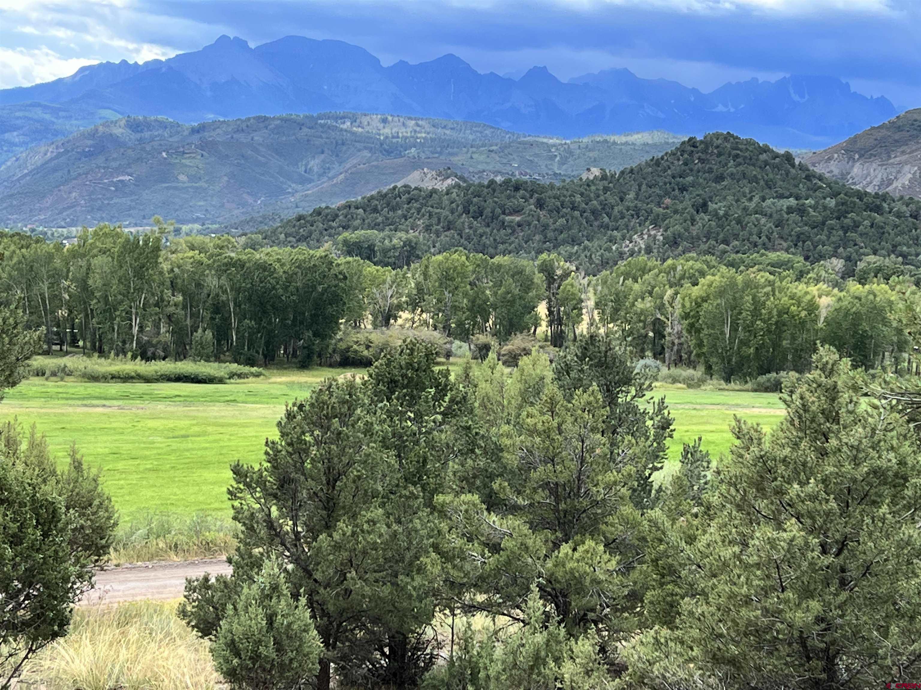 This lot provides striking, unobstructed views of the San Juan Range, including Mt. Sneffles, the Cimmarron Range, and the Ouray Valley of Mt. Abrams.  The lot has  a Tri-County Water Tap, a natural gas connection at the lot line, power to the lot line, and a fire hydrant at the lot corner. You will have ample space to construct your ideal home with a walk-out basement and accommodate all of your toys, animals and more!  This property is conveniently located near Ridgway State Park, downtown Ridgway, Ouray, Telluride, and major shopping in Montrose. Few properties in the area offer such breathtaking views, and the absence of covenants allows you to build your dream in Ridgway.