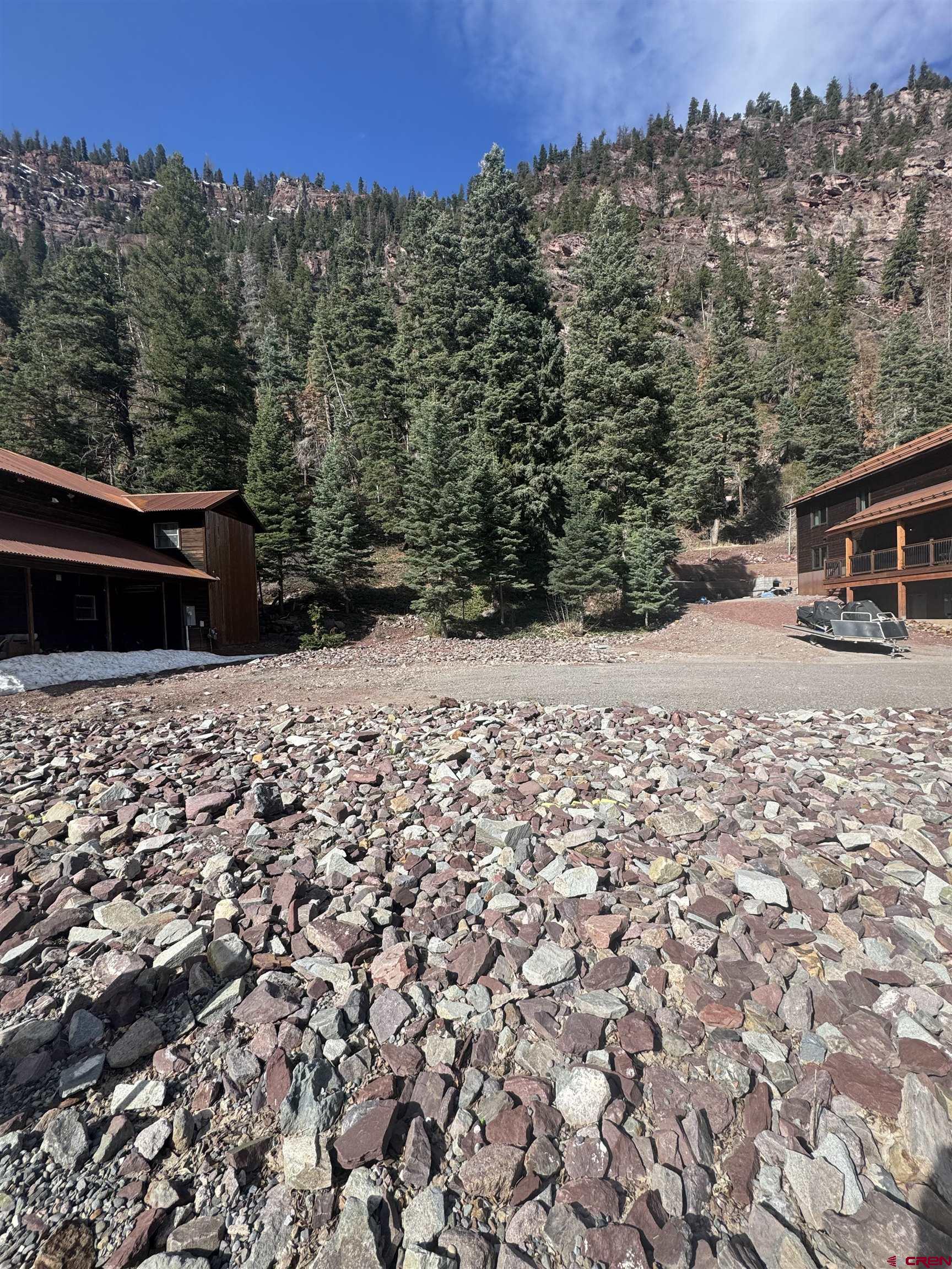 Beautiful lot in the town of Ouray. Cross county ski or hike right out your front door. The views are incredible! This lot comes with a set of conceptual plans from JAS designs!