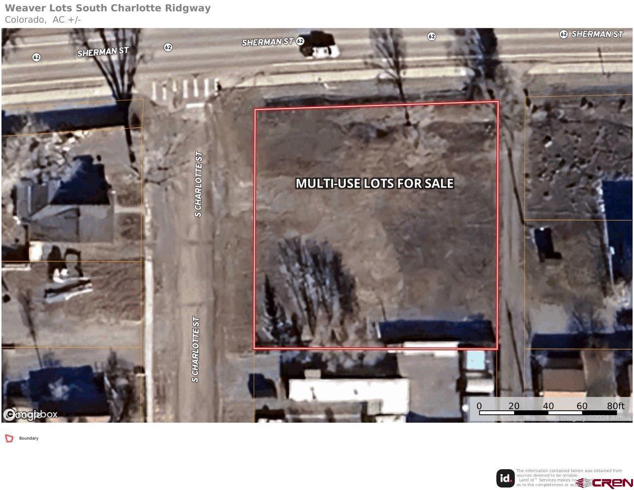 Discover an exceptional mixed-use building lot strategically positioned in the heart of Ridgway, Colorado! This prime investment opportunity boasts unparalleled visibility and versatility, making it ideal for savvy investors and real estate buyers, especially those considering a 1031 Exchange.  Zoned as the Business Service Corridor, this property offers a plethora of commercial and residential possibilities, making it a lucrative choice for various ventures. Picture a multi-unit residential complex with a commercial edge, catering to diverse needs such as professional offices for doctors, lawyers, and real estate agents, alongside options for duplexes, triplexes, apartment buildings, and in-demand affordable housing developments.  Situated on a level, multi-lot parcel, this property offers flexibility with mixed-use potential and excellent accessibility from both Charlotte Street and the alley, accommodating both vehicular and pedestrian traffic. Enjoy breathtaking views spanning across the town and towards the majestic Cimarron Mountains, with southern vistas revealing glimpses of the renowned Sneffels Range.  Included in the sale are valuable Town of Ridgway Water and Sewer Taps, enhancing the property's development potential. Don't miss out on this golden opportunity to acquire a prime investment property tailored to your Ridgway development aspirations, whether your vision is grand or modest. Seize the chance to turn your Ridgway real estate dreams into reality!