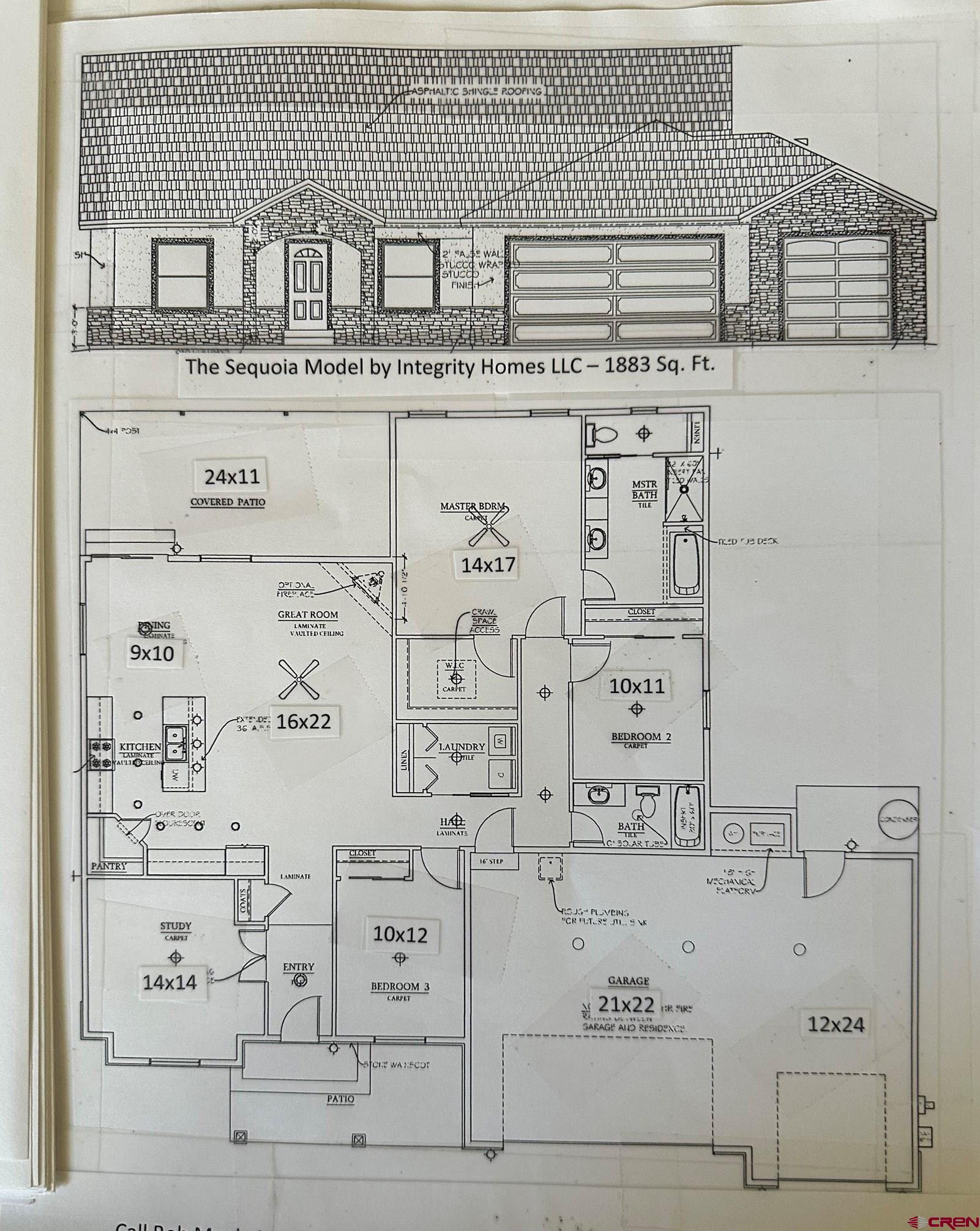 Well designed three bedroom plus study/bedroom, two bathroom, split floor plan with vaulted ceiling great room, large primary suite with spacious walk in closet, deluxe bathroom containing soaking tub plus 5 ft. tiled shower. 3 car oversize garage. 9 ft. plus vaulted ceilings, deluxe interior with LVP vinyl, tile and carpet flooring, granite counter tops, upgrade cabinetry with soft close doors, upgrade appliance package, ducted exhaust fan above kitchen range, step free exterior entry's, energy efficient construction including sealed crawl space with ventilation system. Pleasing lot size for privacy and enjoyable outdoor living. Another outstanding home from a builder known for quality and value. Note- days on market represent when home first offered for sale. Construction time is approximately 120 days from time of excavation. Call for details.