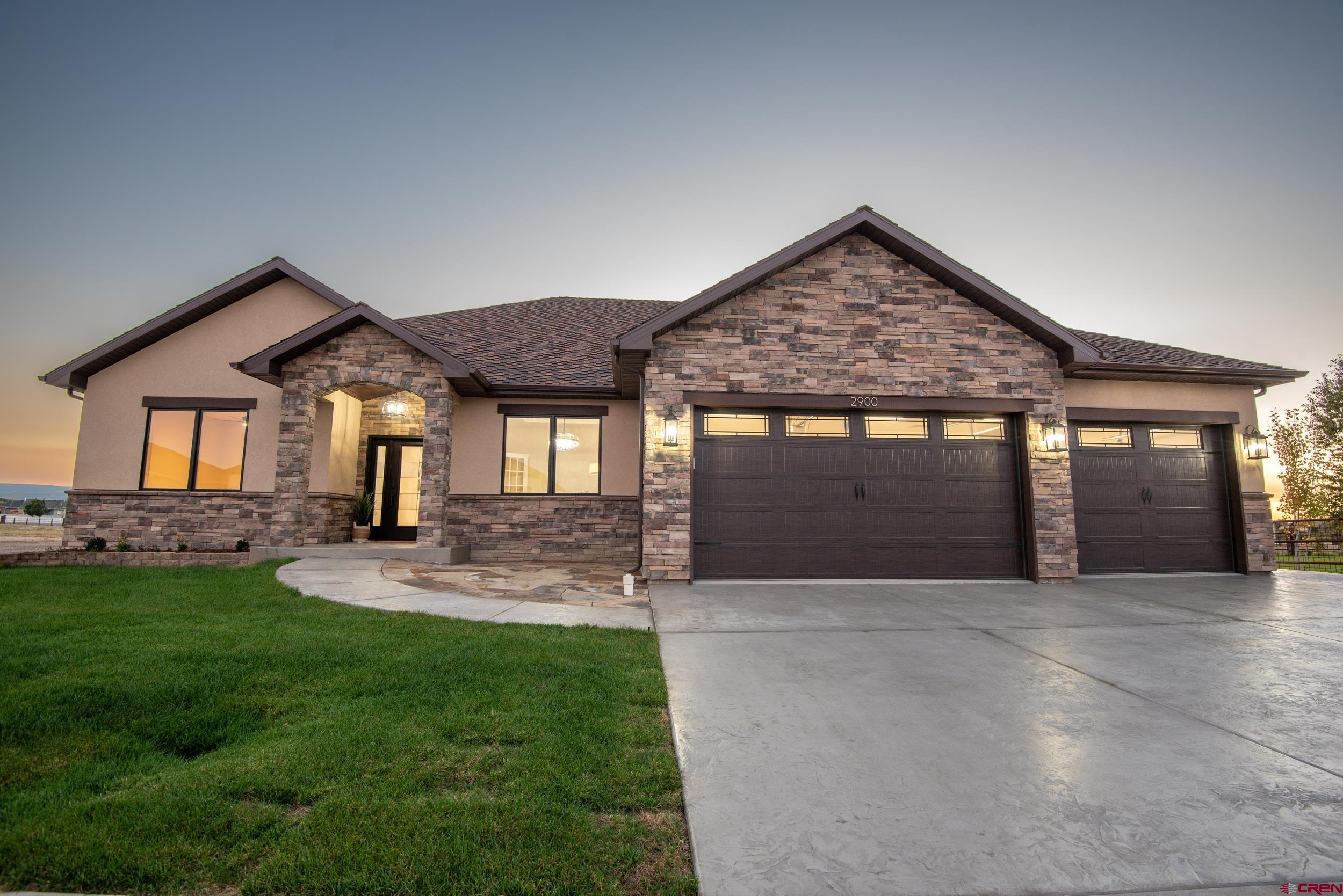 Extraordinary new build in the Bridges. This 4-bedroom, 2 bath, plus an office is a phenomenal new addition to the Bridges subdivision. The home is so very welcoming from the moment you step in the front door. Upon entering, there is a generous size bedroom to your left and to your right the perfect office. The exquisite white stone fireplace of the living room is the focal point as you enter this open concept floor plan. Next is a Chefs dream kitchen, perfect for entertaining. It's equipped with all top-of-the-line appliances is ready and waiting! Relax and unwind in your master suite bath. The colors chosen throughout the home are both clean, crisp and inviting. On the opposite side of the home, you will find two additional bedrooms as well as an additional bath. This home is unique and the fact that your backyard showcases a perfect view of the San Juan mountains, which is definitely spectacular. Don’t let this one get away! schedule your showing today.