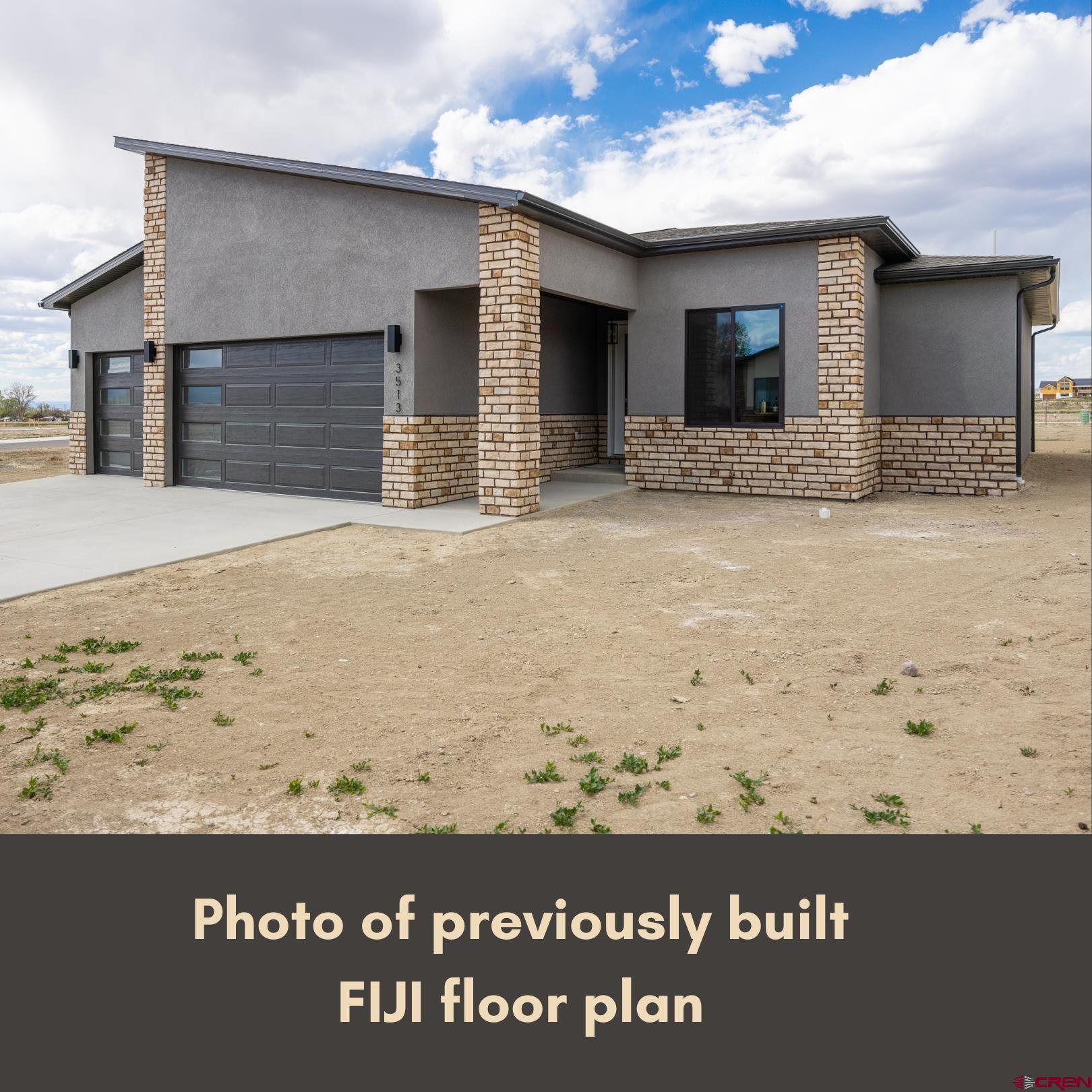 BRAND NEW CONSTRUCTION! TO BE BUILT with an estimated completion date of Summer/Fall 2025...more details coming soon! Seller offering a concession or credit plus Guild Mortgage's offering of an amount if you finance with Guild! The Fiji Floor Plan in Woods Crossing features uniquely modern higher-end finishes, and is offered by reputable Montrose builder, Sandoval Construction. Luxurious countertops in the open concept living/dining/kitchen with a convenient and attractive island, deep under mount sink, all-included kitchen appliance package (range/oven, refrigerator, dishwasher, microwave, and sink does include a disposal) and on-trend attractive cabinets. This 1555 square foot floor plan offers a functional split floor plan with spacious primary bedroom suite, walk-in closet, and a gorgeous main bathroom with a tiled shower. The oversized Anderson series 100 windows, and contemporary design features like the remarkable 79 x 24 contemporary electric fireplace make a lovely impression, and all in one affordable package. The laundry room is conveniently located just next to the master. Finally, the three car attached garage offers loads of extra storage and parking space for your toys and projects! Make your own various finish selections, make this your brand NEW home sweet home today!