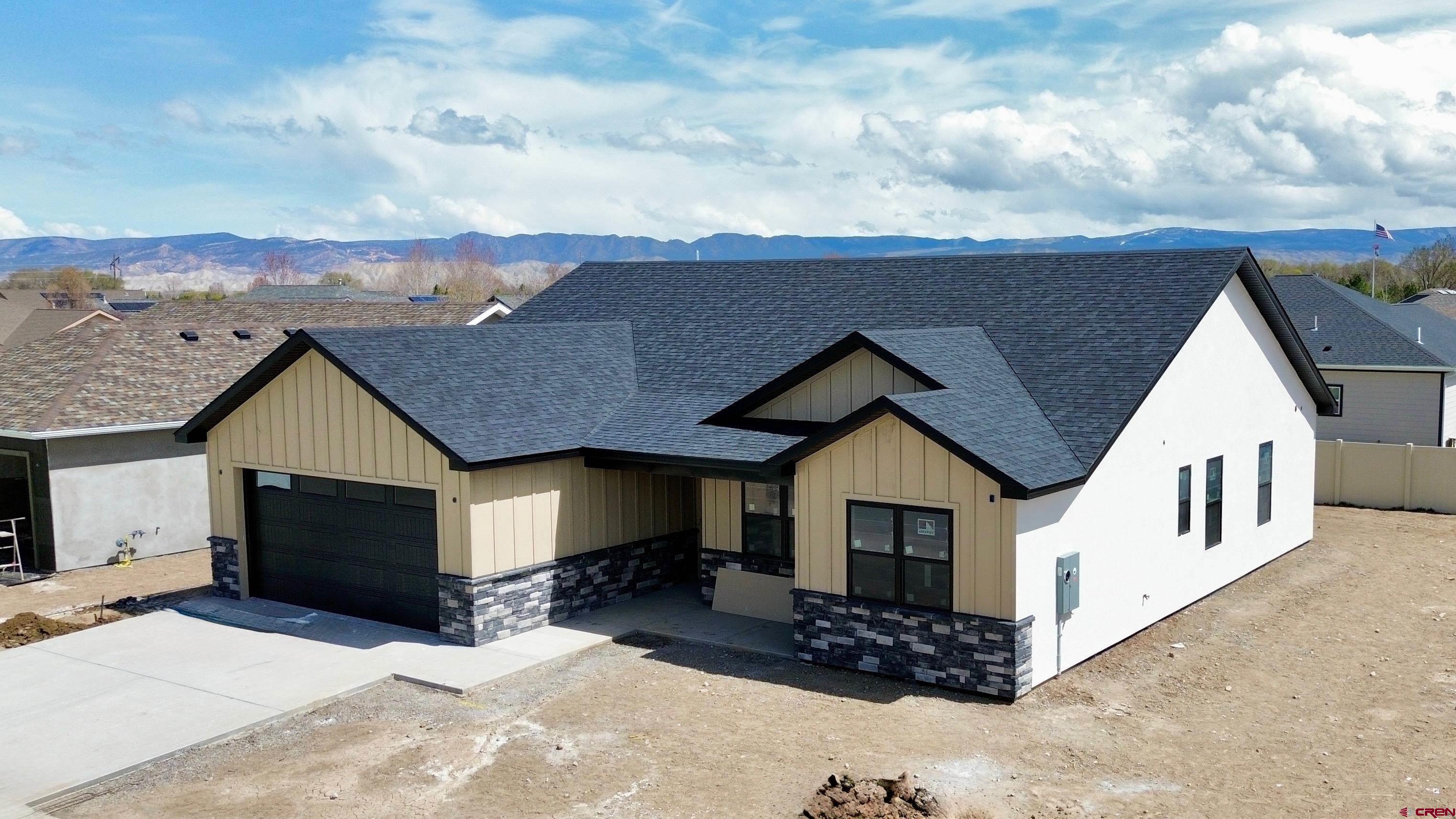 Your Dream Home Awaits!!(Home is to be built)  Are you searching for the perfect single-family home in Western Colorado? Look no further than this stunning new construction  property in Montrose, uniquely designed in the Craftsman style. This brand-new, one-story home spans an impressive 1,586 square feet and was meticulously built by 6 Point Properties, ensuring top-notch quality and contemporary finishes throughout. With three well-appointed bedrooms, including a convenient main-level master suite, this home is not only spacious but also thoughtfully designed for modern living. The open-concept kitchen features sleek granite countertops, stainless steel appliances, and a delightful tile backsplash, making it ideal for both entertaining guests and enjoying family meals.  The inviting interior of this new construction home boasts a huge oversized great room where you can relax and unwind after a day of exploring the stunning nearby landscapes of Montrose. This area seamlessly connects to the modern kitchen, creating a warm and welcoming space. The carefully selected farm-style light fixtures add a touch of charm, while the utility room provides added convenience for busy households. Your new home also features a 2-car attached garage, ensuring your vehicles are protected from the elements. On a generous 0.149-acre residential lot, the outdoor space provides an unfinished yard, offering the perfect canvas to create your dream garden or outdoor retreat.  Living in Montrose, Colorado, means embracing an active lifestyle with numerous recreational opportunities just minutes from your doorstep. Enjoy activities like fishing, hiking, and skiing in the breathtaking scenery of the nearby Black Canyon, Grand Mesa National Forest, and the iconic towns of Telluride and Ouray. The close-knit community of Montrose offers a rewarding lifestyle where stunning mountain views meet the comforts of suburban living. Don’t miss out on this unique opportunity to secure a beautiful new construction home in Western Colorado