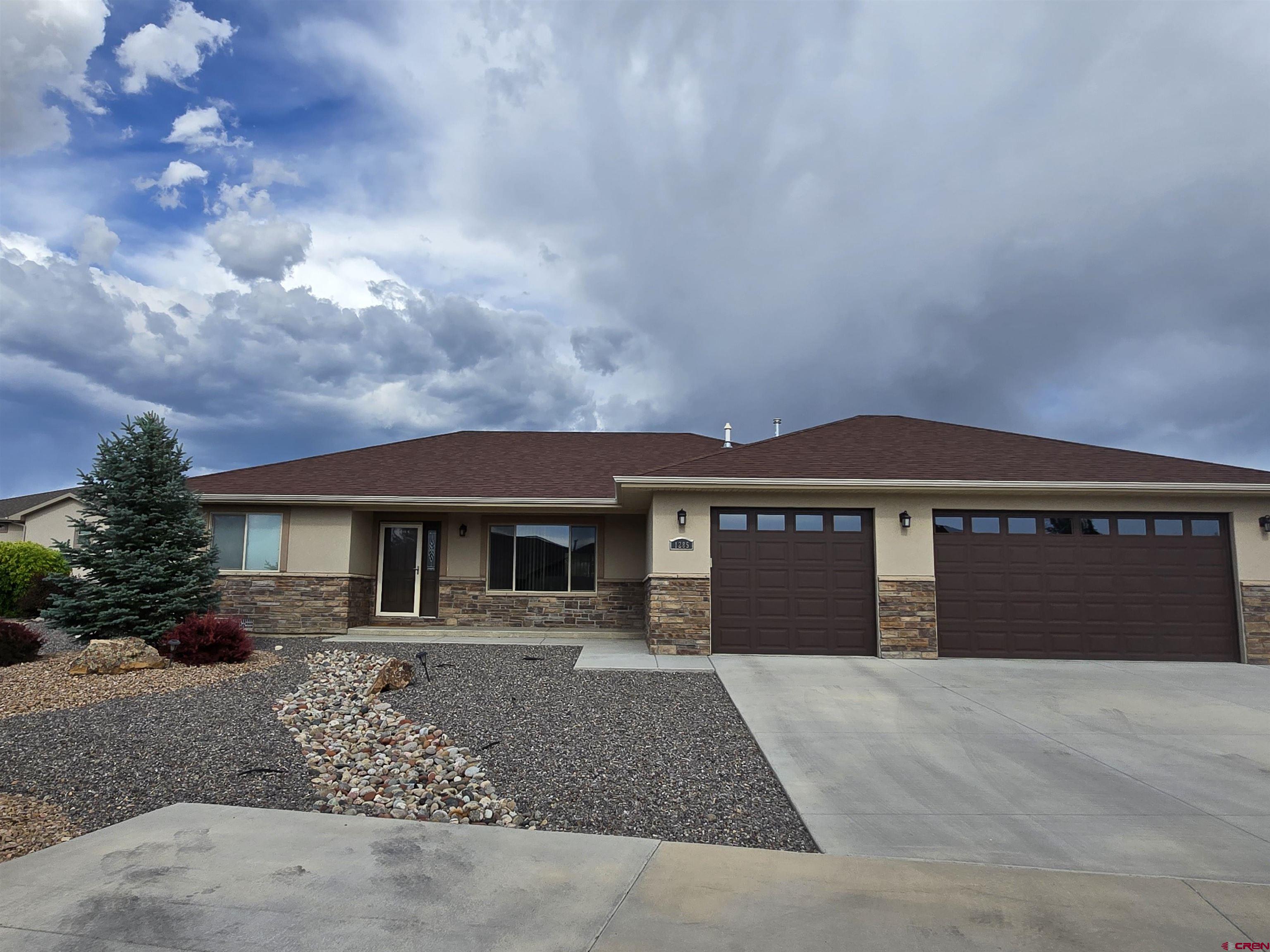 Welcome to Peppertree, a quiet and sought after subdivision. This charming split floor plan home features 3 bedrooms/3 bathrooms, with a stylish xeriscape front yard. Enter through a tiled entryway into a open floor plan that seamlessly connects living and dining areas along with a cozy gas fireplace creating a warm and inviting living space. The kitchen is equipped with Kitchen Aid appliances, an plenty of cabinetry, and plenty of counter space ideal for cooking or entertaining. A sunny breakfast nook with a bay window offers views of the beautifully landscaped backyard, providing the perfect spot to start your day. The primary bedroom is generously sized boasts a walk-in closet and bath that includes separate toilet areas, a rare architectural detail that adds flexibility, convenience, and privacy without compromising style. Each guest bedroom offers ample space, natural light, and served by a full hallway bath. Step outside and enjoy the beautifully land scaped east-facing backyard that welcomes warm morning sun and provides cool, afternoon shade. Patio is covered and plumbed for gas for either your grill or firepit making this a peaceful place for hosting gatherings or simply chilling out. Opportunities like this don't last long, schedule today and see for yourself before it's gone.