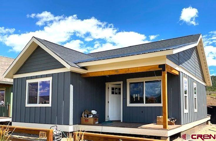 There are a total of 23 properties. Homes 1-10 in the first phase is sold out. Phase 2 has 13 more properties. Three homes are finished with one under contract. This listing is 2 Bedrooms,2 Baths with a deck off the back and front. Completion date approximately November 2025
