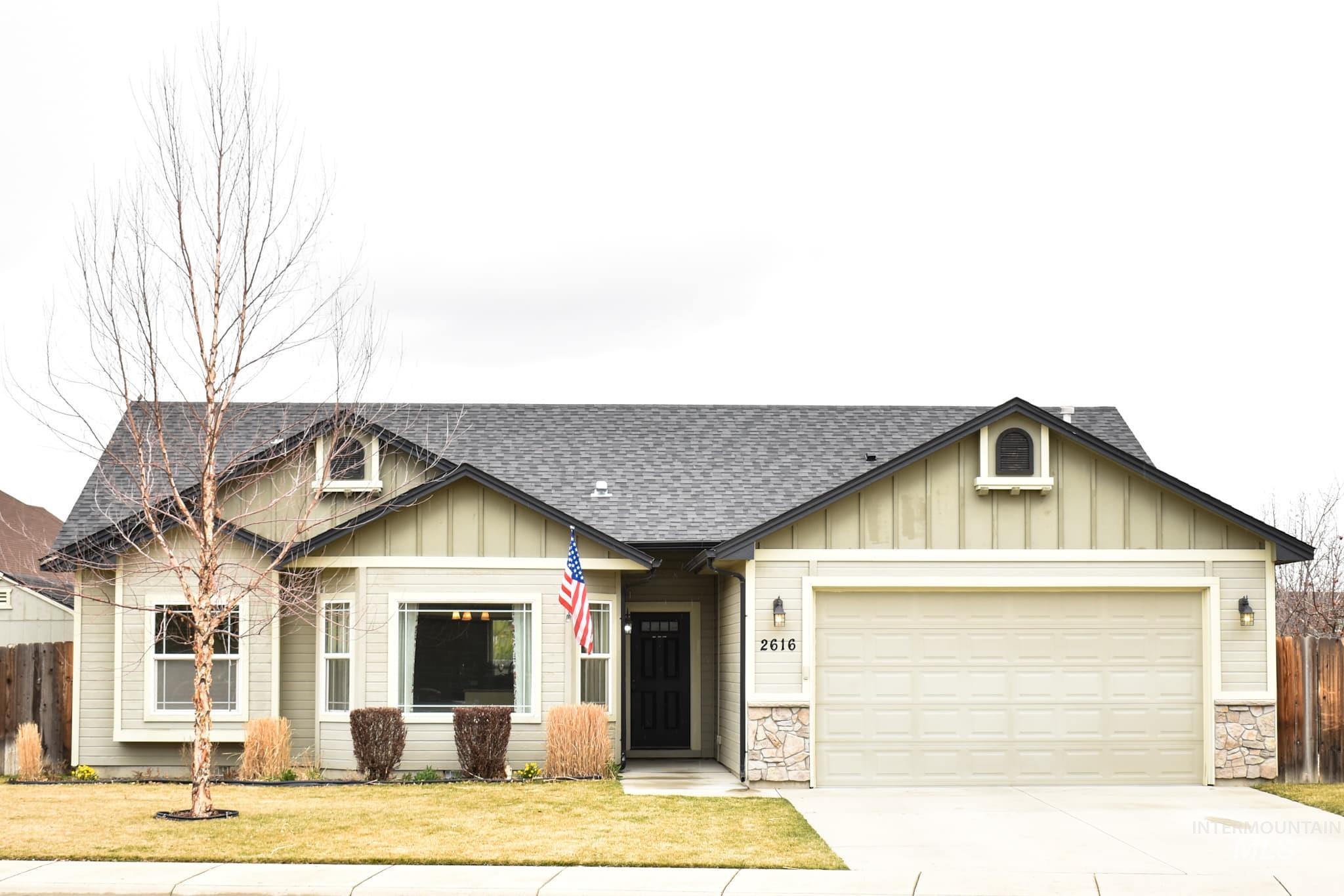 Come Home! Wonderful Open Floor Plan with lots of windows for natural light. Granite countertops in the Kitchen. Vaulted ceilings. RV parking available. Big Shed. Great Split floor plan. 3 bed, 2 bath, .29 acres. Garden spot. Fire pit. Sand box. Big back yard. Open House Sat 3/27 from 11a to 3pm. Offers will be reviewed Sunday 3/28 at 5pm.