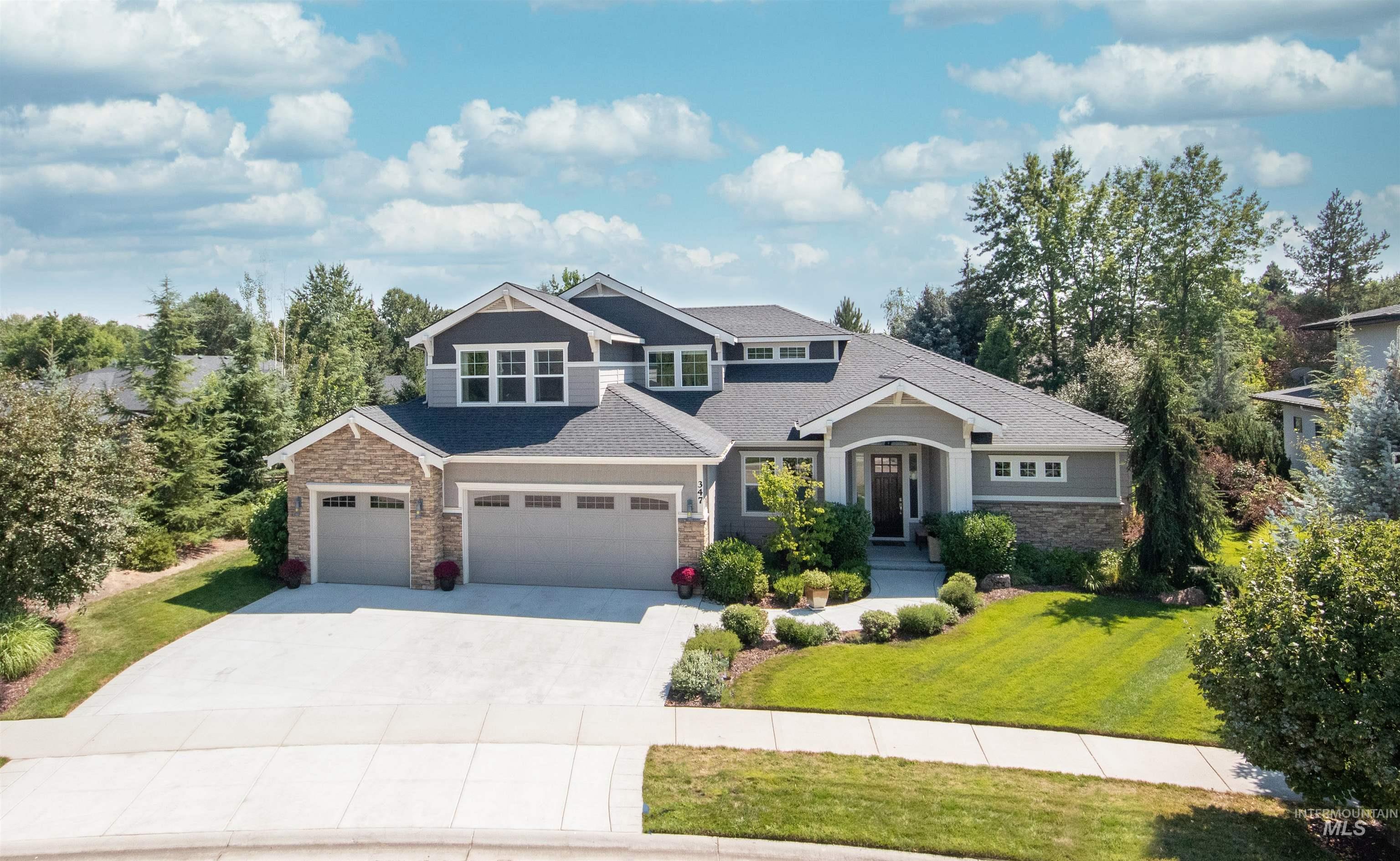 347 W Water Vista Dr, Eagle, Idaho 83616, 4 Bedrooms, 3.5 Bathrooms, Residential For Sale, Price $1,550,000, 98868726