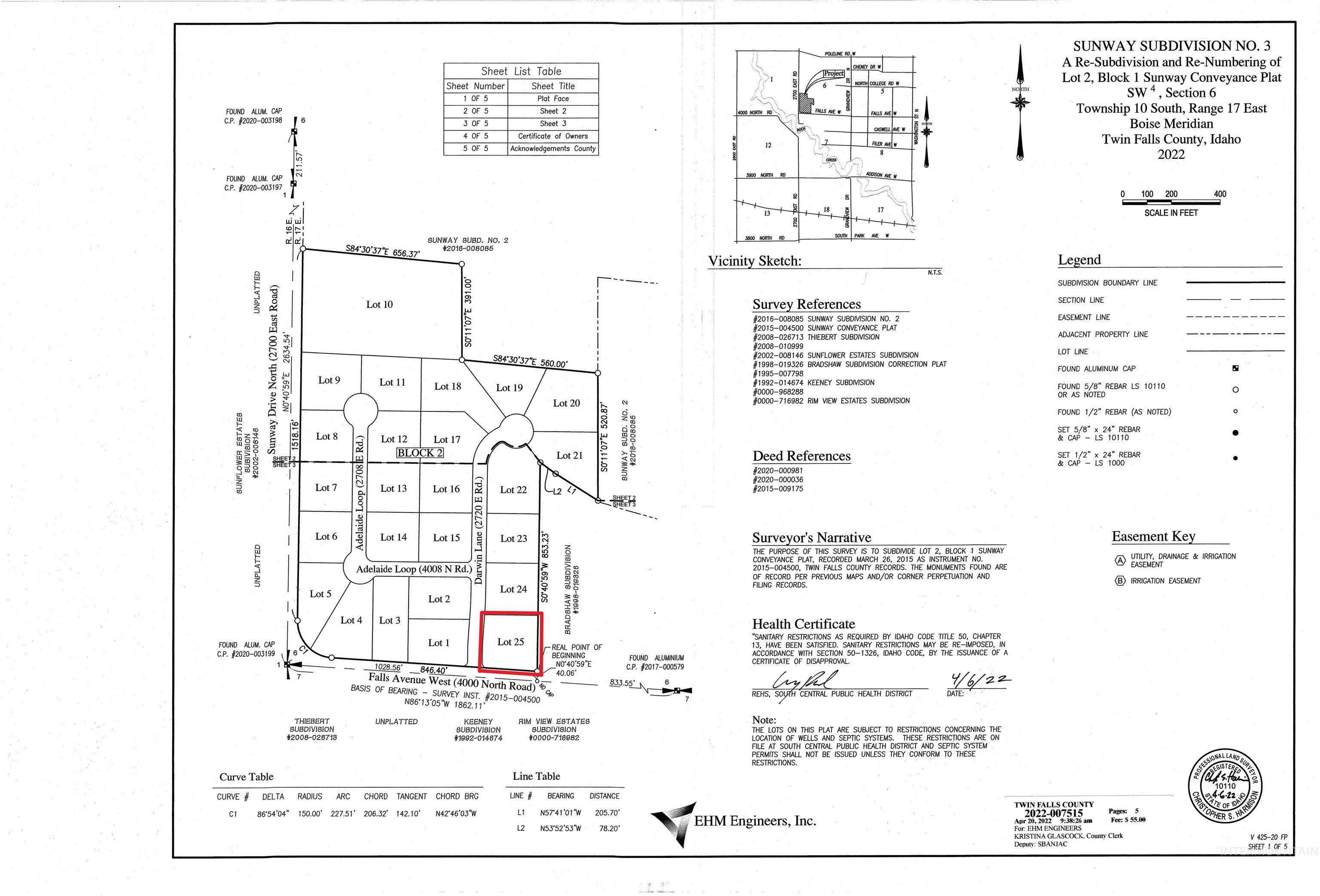 4004 N 2720 E, Twin Falls, Idaho 83301, Land For Sale, Price $174,000,MLS 98876492