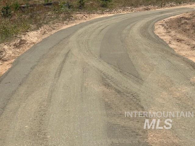 View of asphalt street