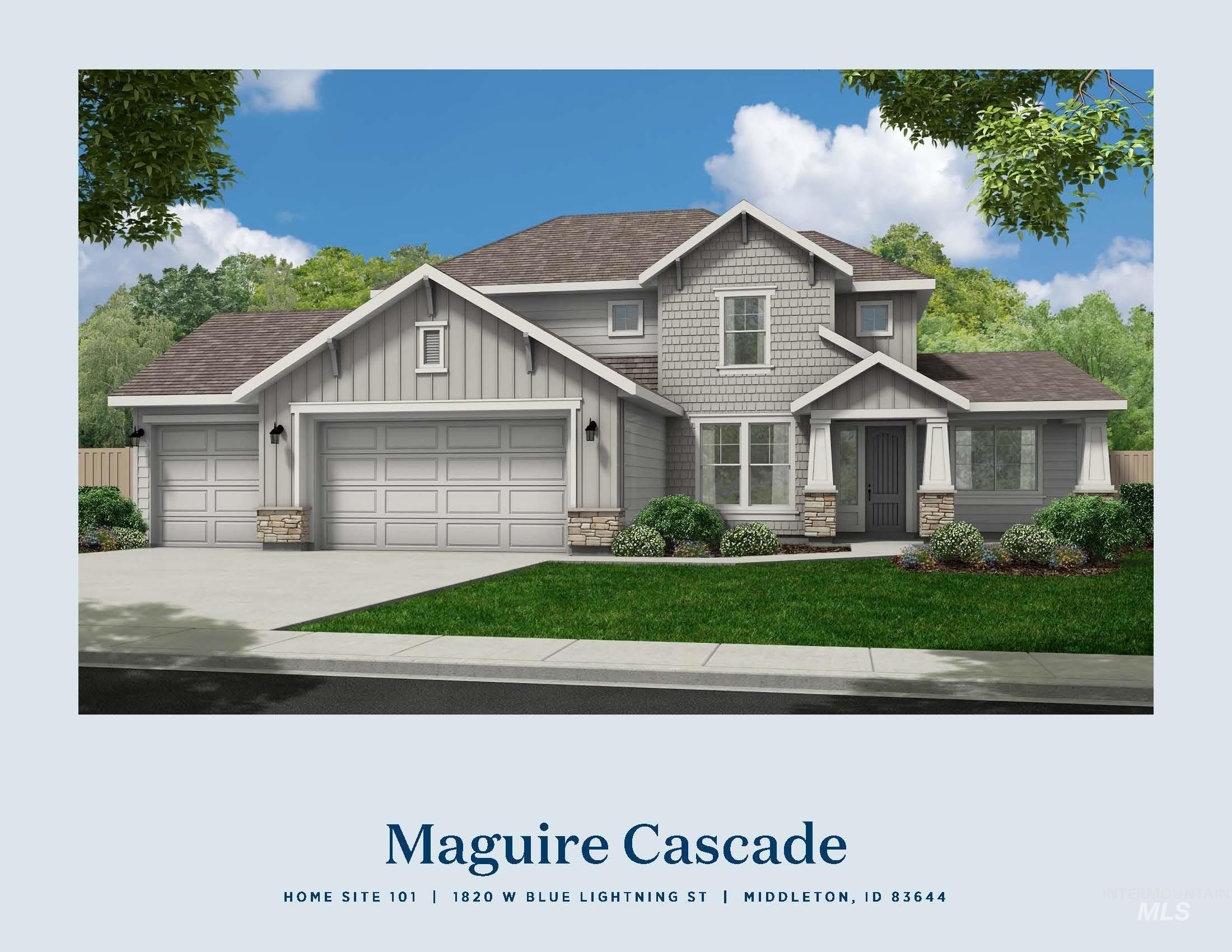 1820 W Blue Lightning St., Middleton, Idaho 83644, 3 Bedrooms, 2.5 Bathrooms, Residential For Sale, Price $534,995, 98887415