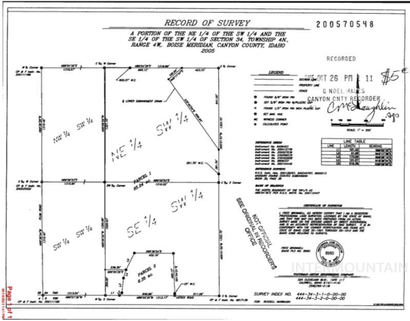 To Be Det Ustick Road, Caldwell, Idaho 83607, Land For Sale, Price $1,269,000,MLS 98888070