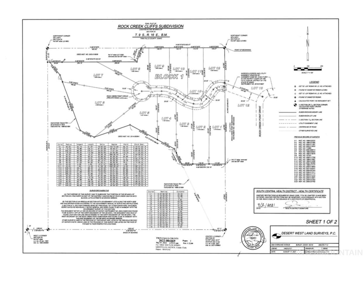 2638 E 4267 N, Twin Falls, Idaho 83301, Land For Sale, Price $176,000, 98892362