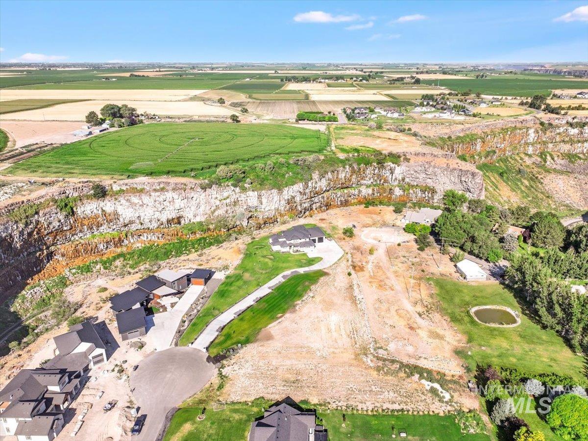 Aerial view of property's location