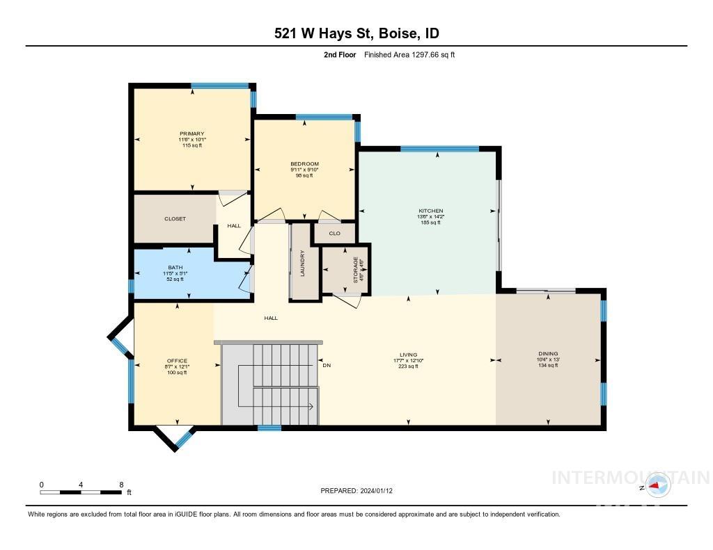 521 W Hays St, Boise, Idaho 83702-4552, 3 Bedrooms, 2 Bathrooms, Residential For Sale, Price $949,900,MLS 98894580