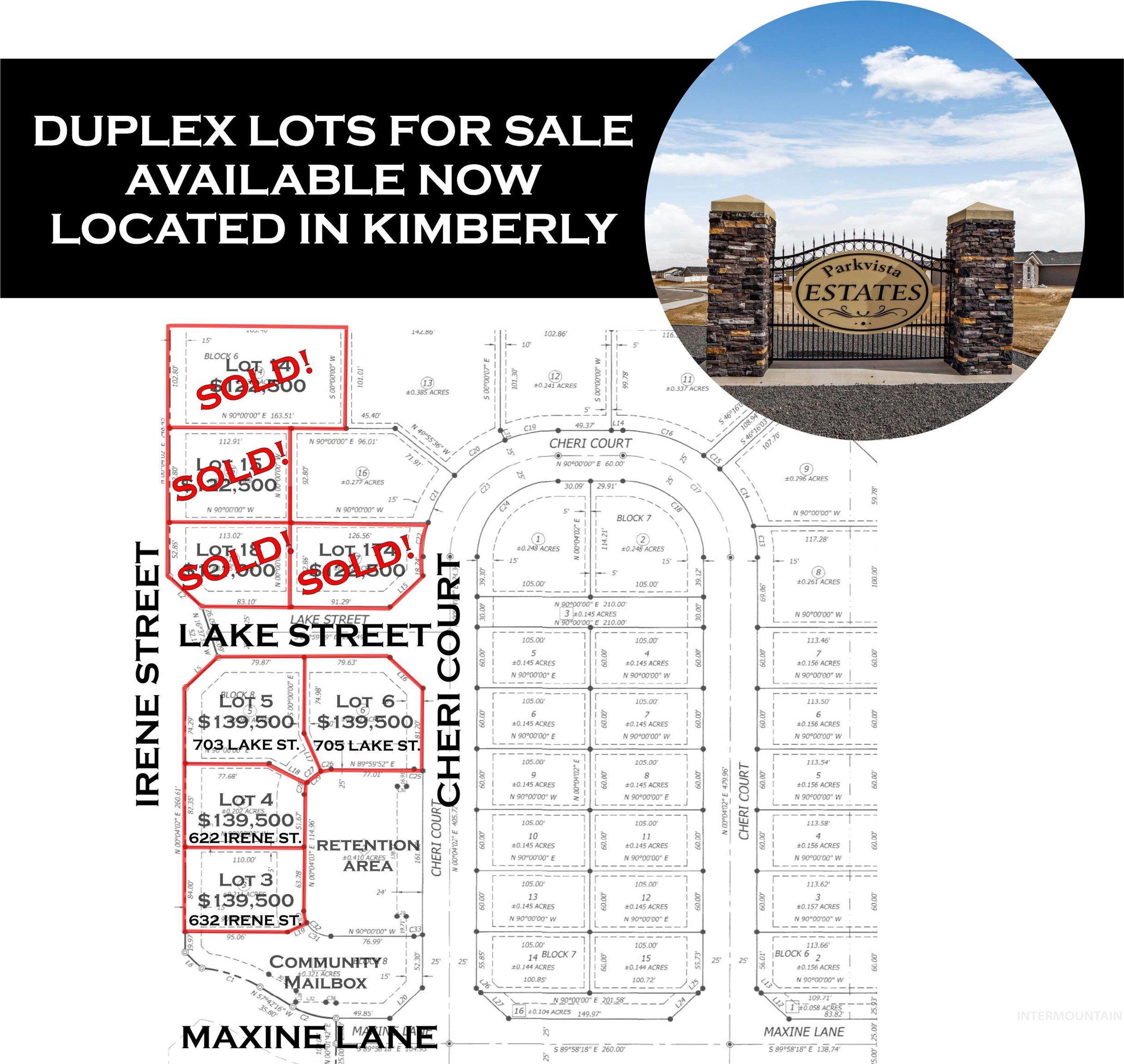632 Irene St, Kimberly, Idaho 83341, Land For Sale, Price $139,500,MLS 98896273