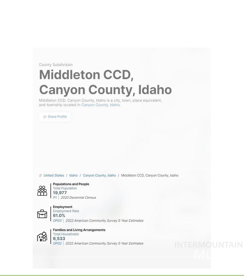 120 W Main, Middleton, Idaho 83644, Land For Sale, Price $575,000,MLS 98896824