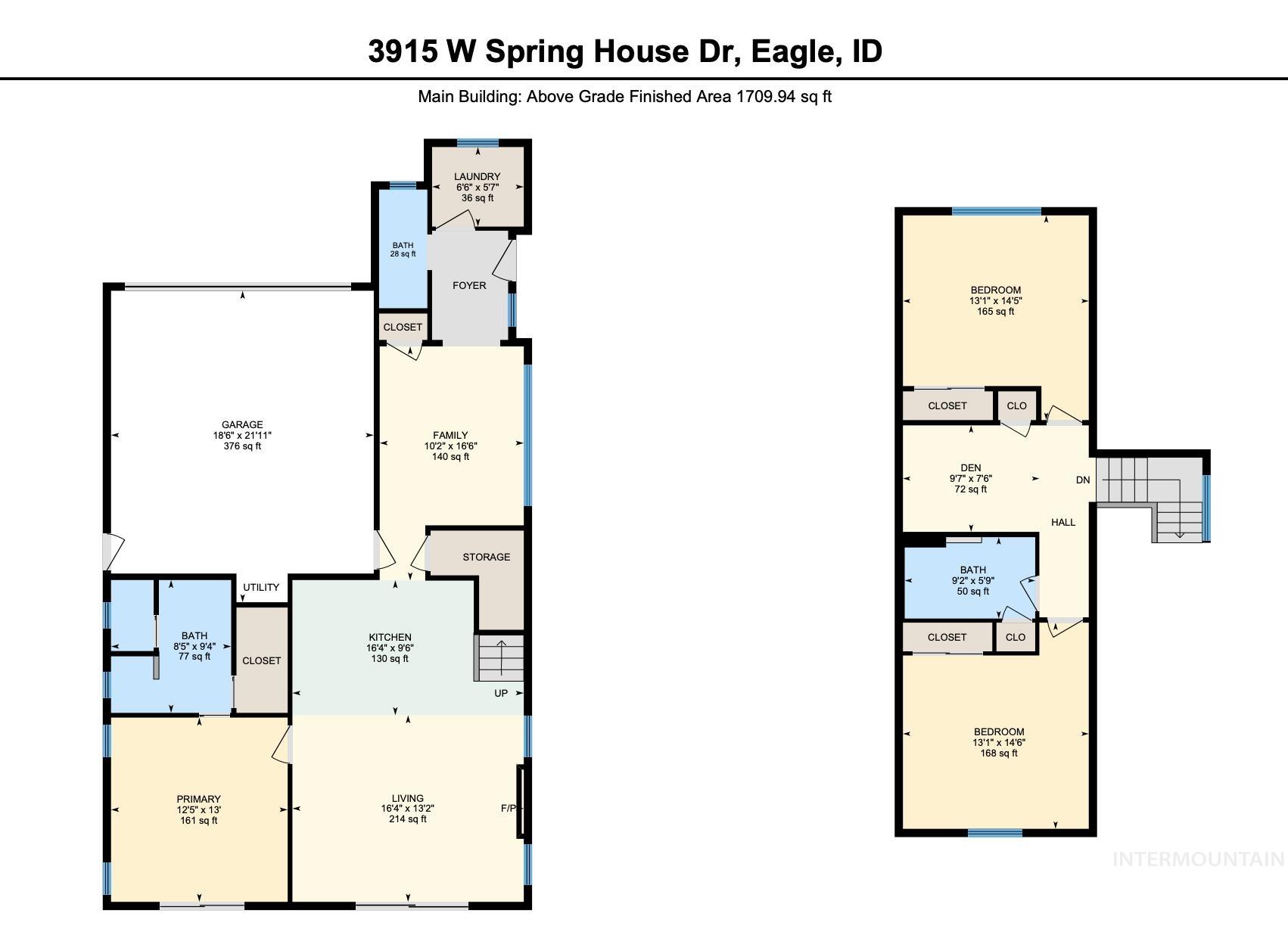3915 W Spring House Lane, Eagle, Idaho 83616, 3 Bedrooms, 2.5 Bathrooms, Residential For Sale, Price $509,900,MLS 98896928