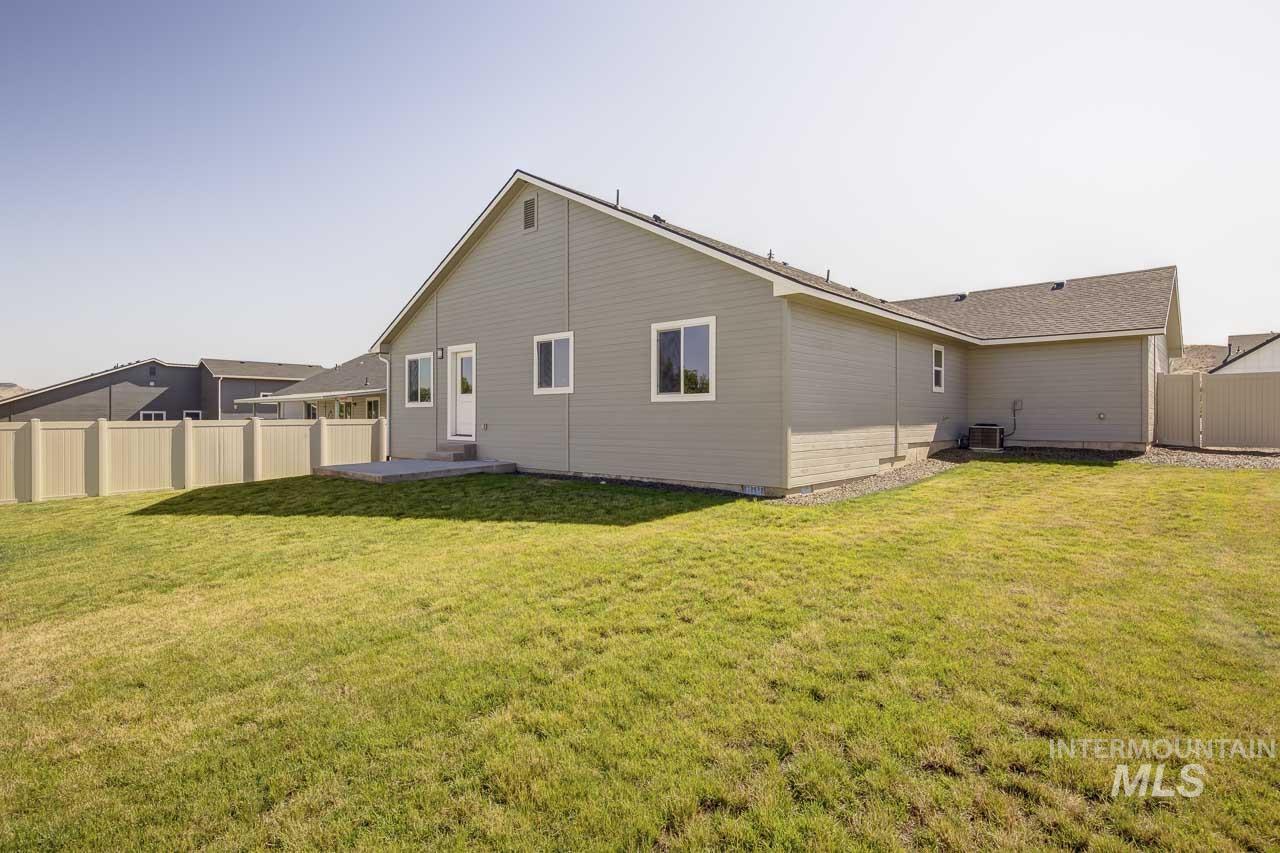 Rear view of house