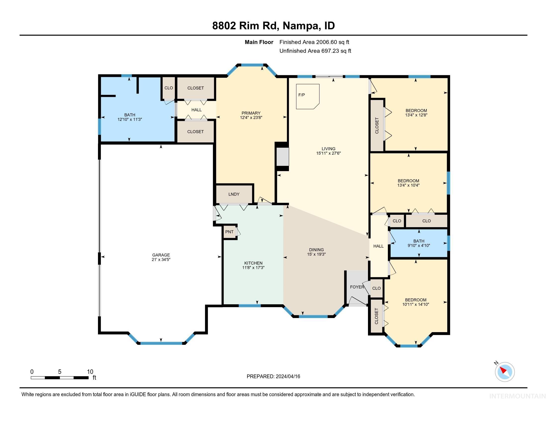 8802 Rim Rd, Nampa, Idaho 83686, 4 Bedrooms, 2 Bathrooms, Residential For Sale, Price $650,000,MLS 98907022