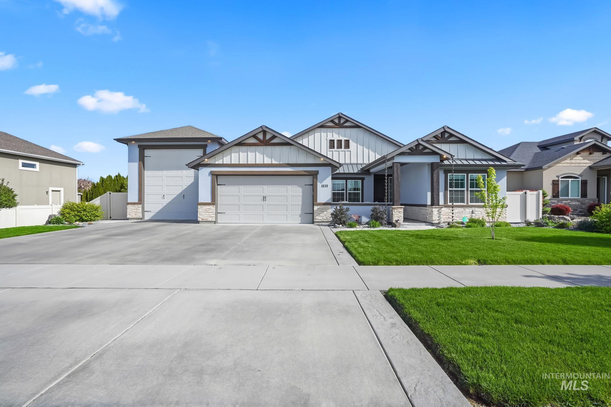 1830 W Monument Dr, Meridian, Idaho 83646, 3 Bedrooms, 2.5 Bathrooms, Residential For Sale, Price $944,900,MLS 98908390
