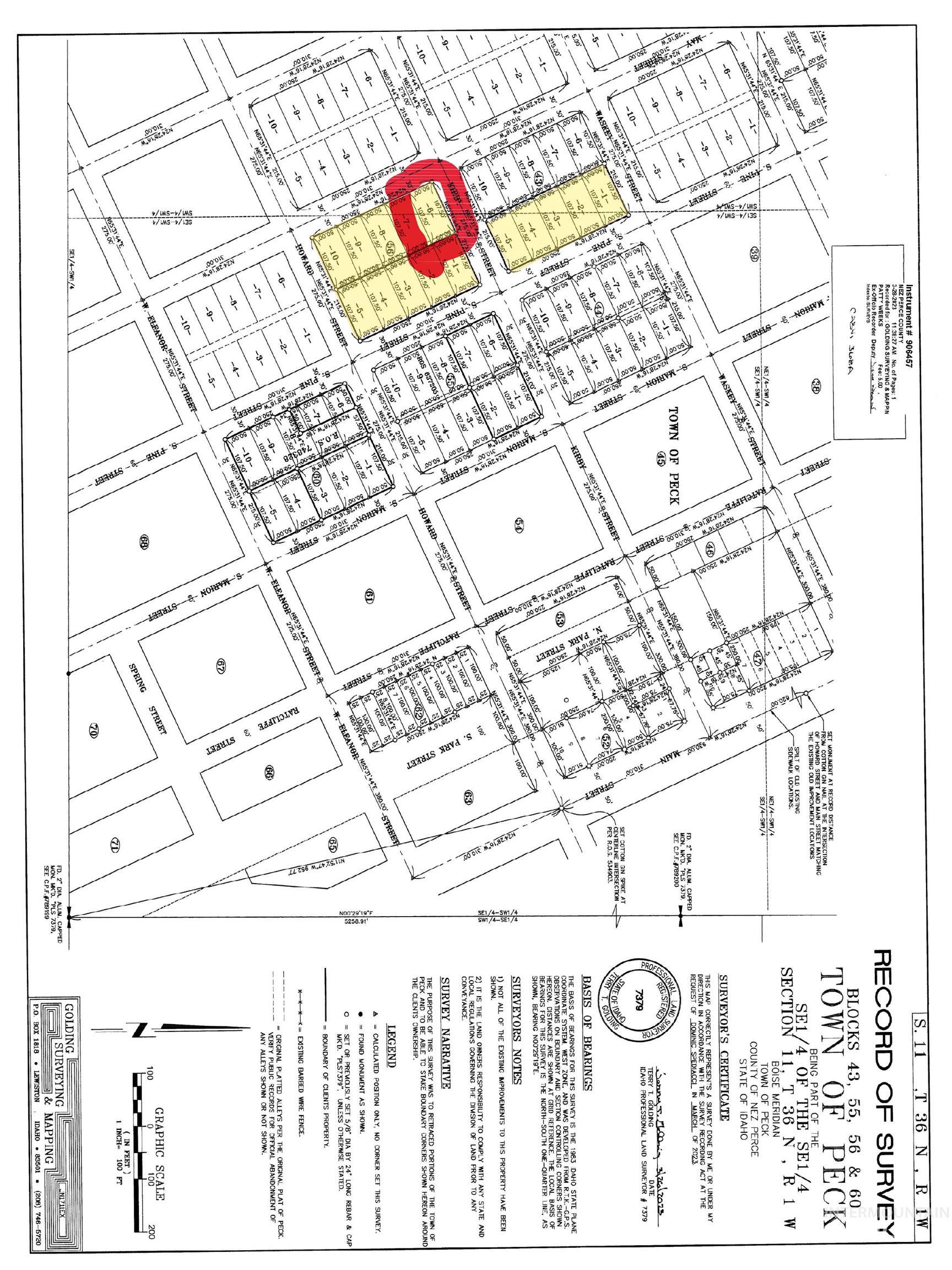 TBD May St Blk 56, Lot 6, Peck, Idaho 83545, Land For Sale, Price $42,000, 98909301