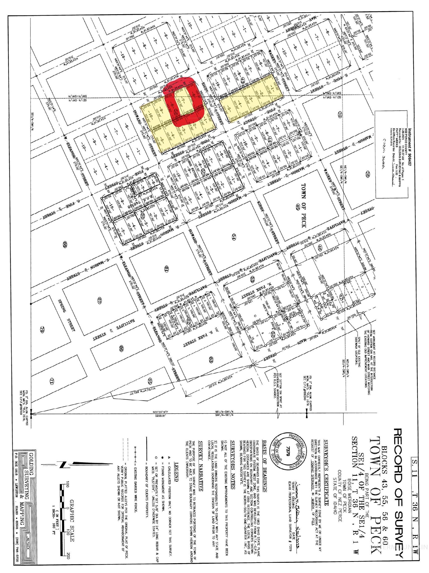 TBD May St Blk 56, Lot 7, Peck, Idaho 83545, Land For Sale, Price $42,000, 98909303