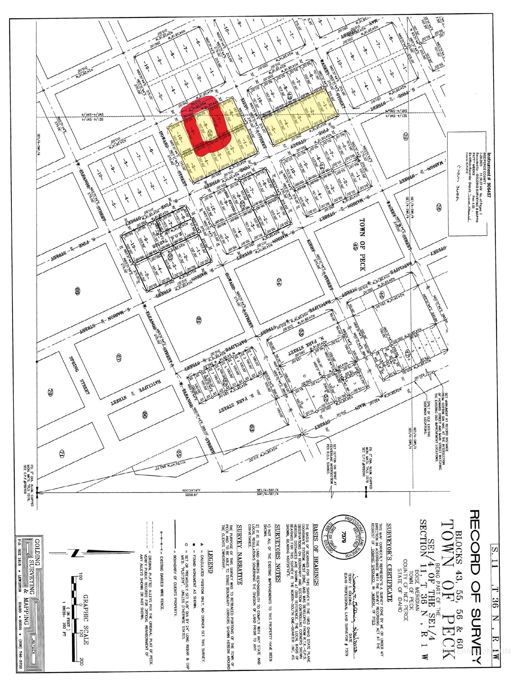 TBD May St Blk 56, Lot 8, Peck, Idaho 83545, Land For Sale, Price $42,000,MLS 98909305