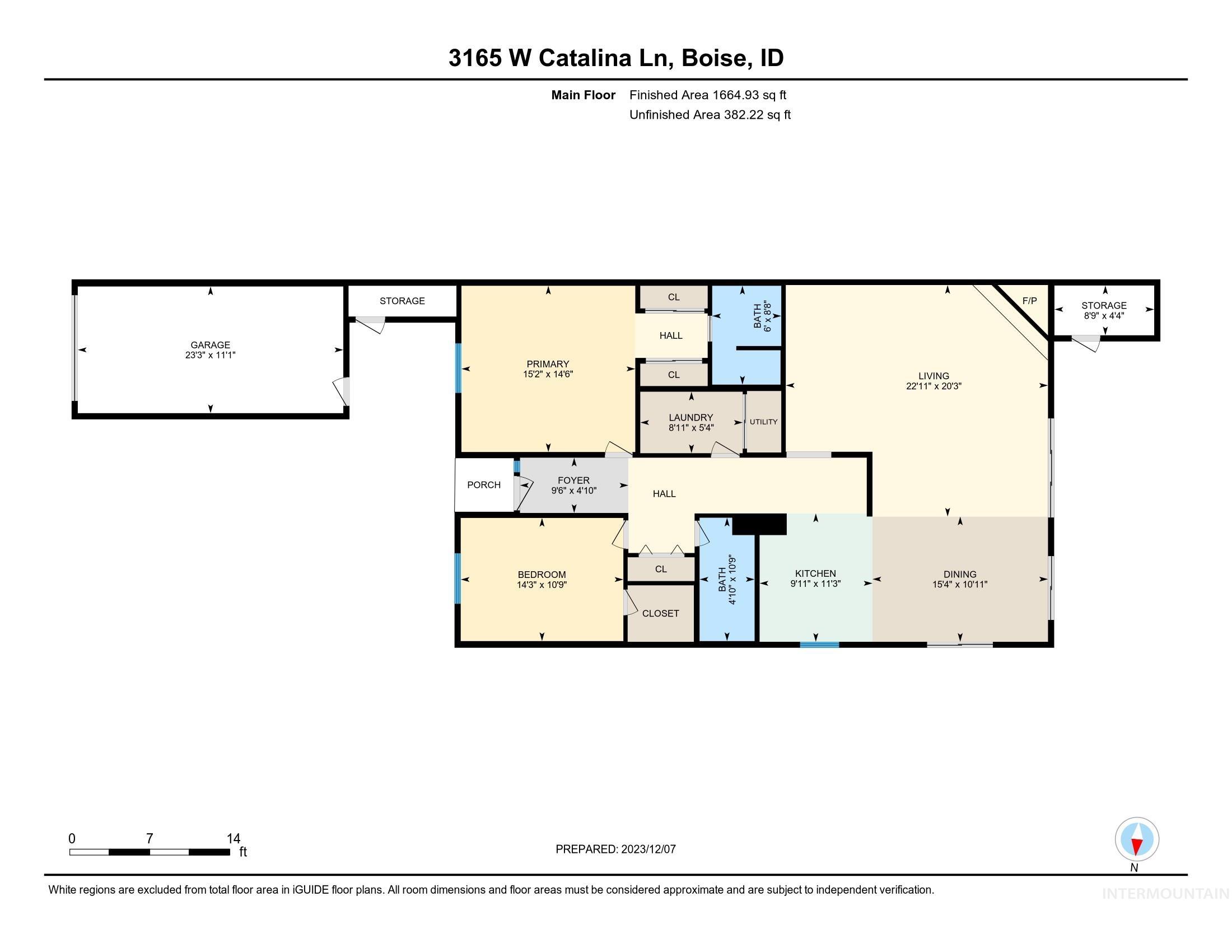 3165 W Catalina Ln, Boise, Idaho 83705, 2 Bedrooms, 2 Bathrooms, Residential For Sale, Price $435,000,MLS 98909489