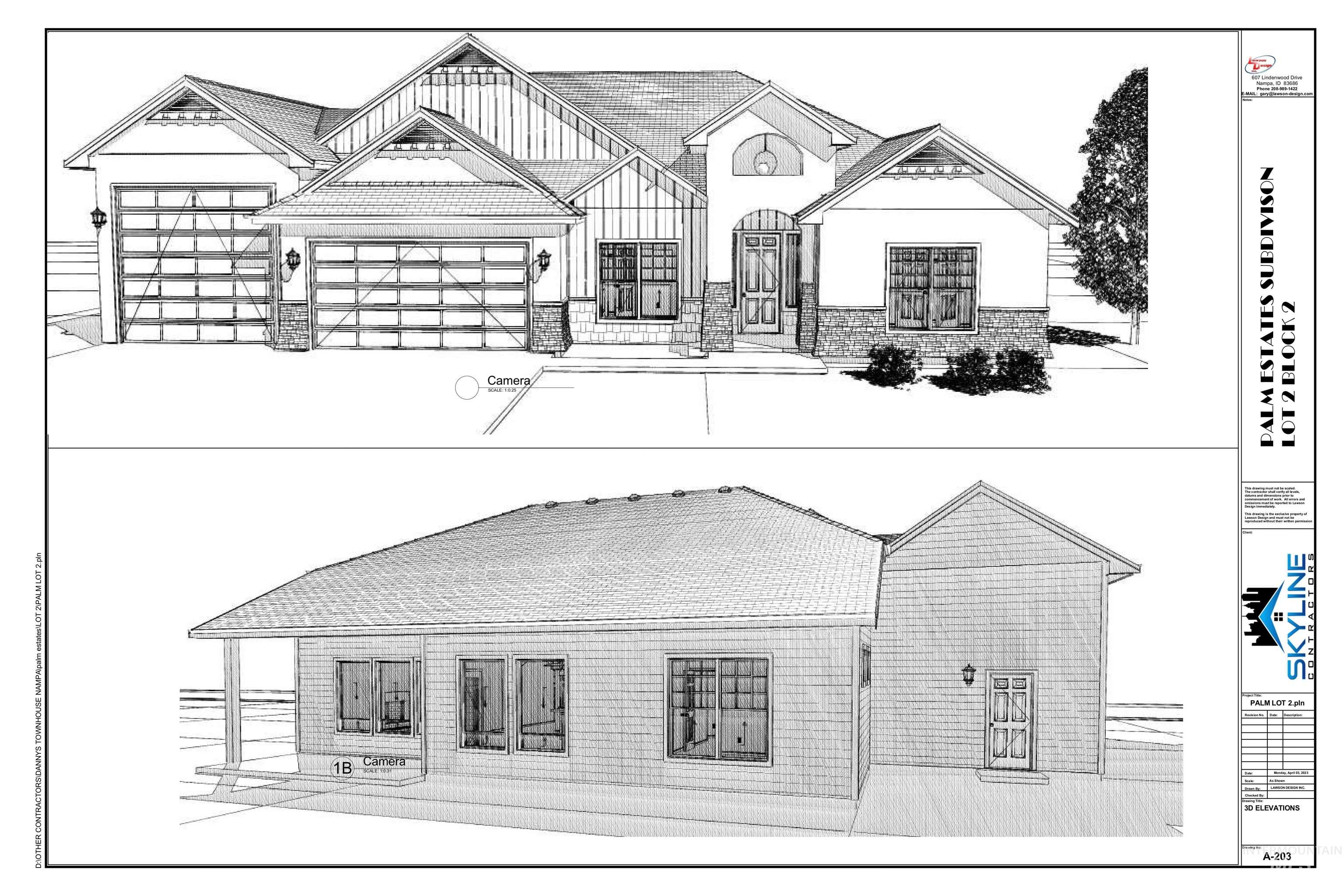 BLK 02 LOT 02 S. Palm Way, Mountain Home, Idaho 83617, 3 Bedrooms, 2.5 Bathrooms, Residential For Sale, Price $970,178,MLS 98910961