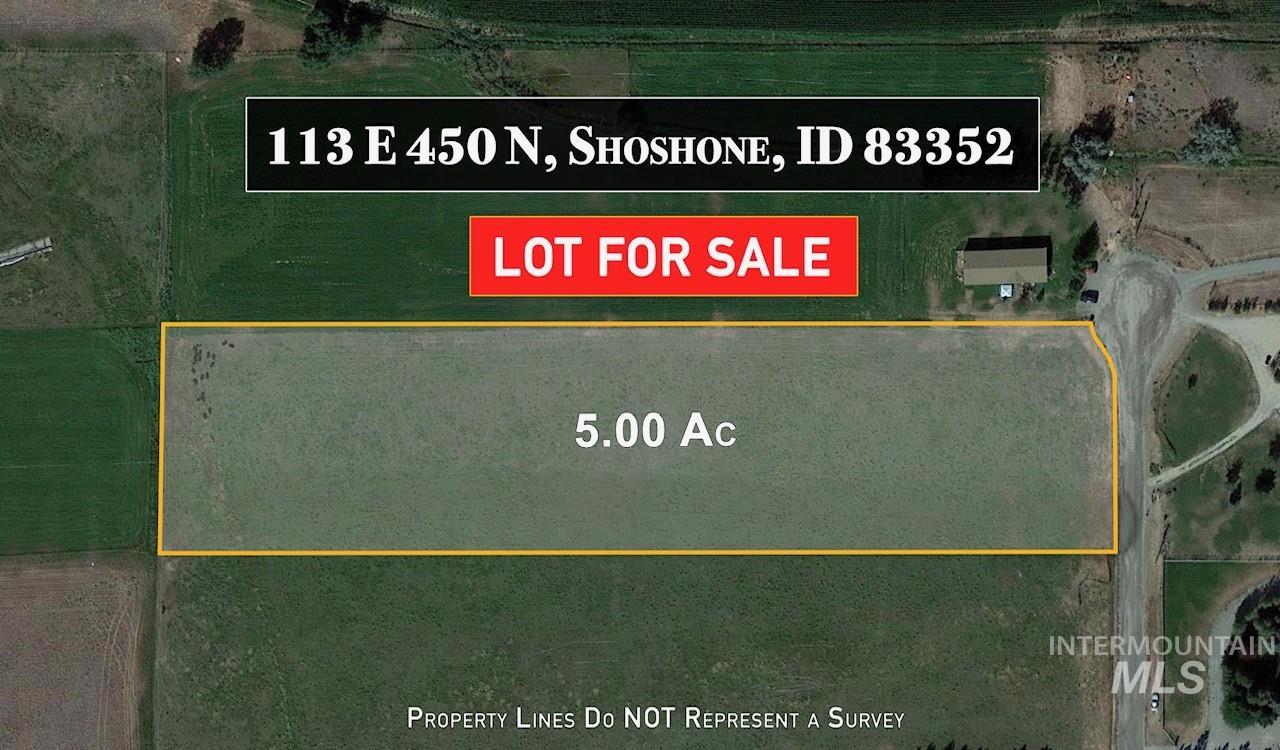 113 E 450N, Shoshone, Idaho 83352, Land For Sale, Price $170,000, 98917384