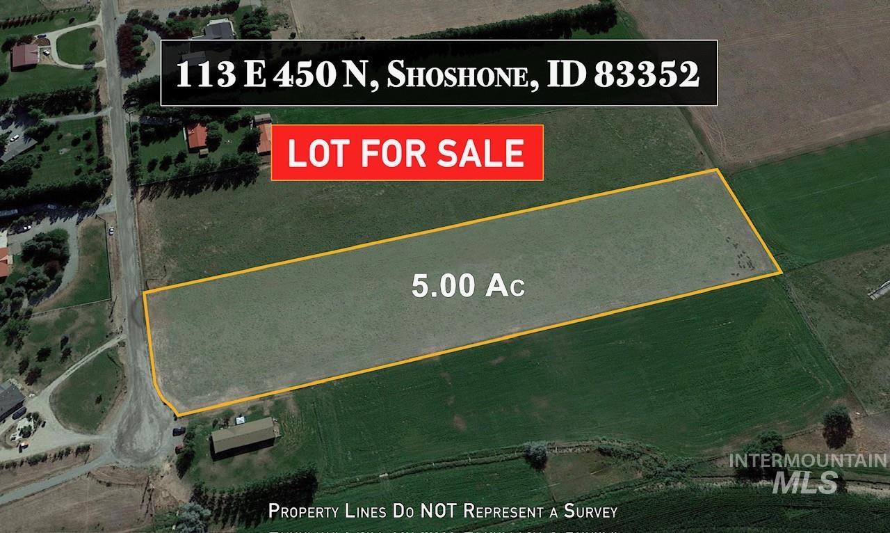 113 E 450N, Shoshone, Idaho 83352, Land For Sale, Price $170,000, 98917384