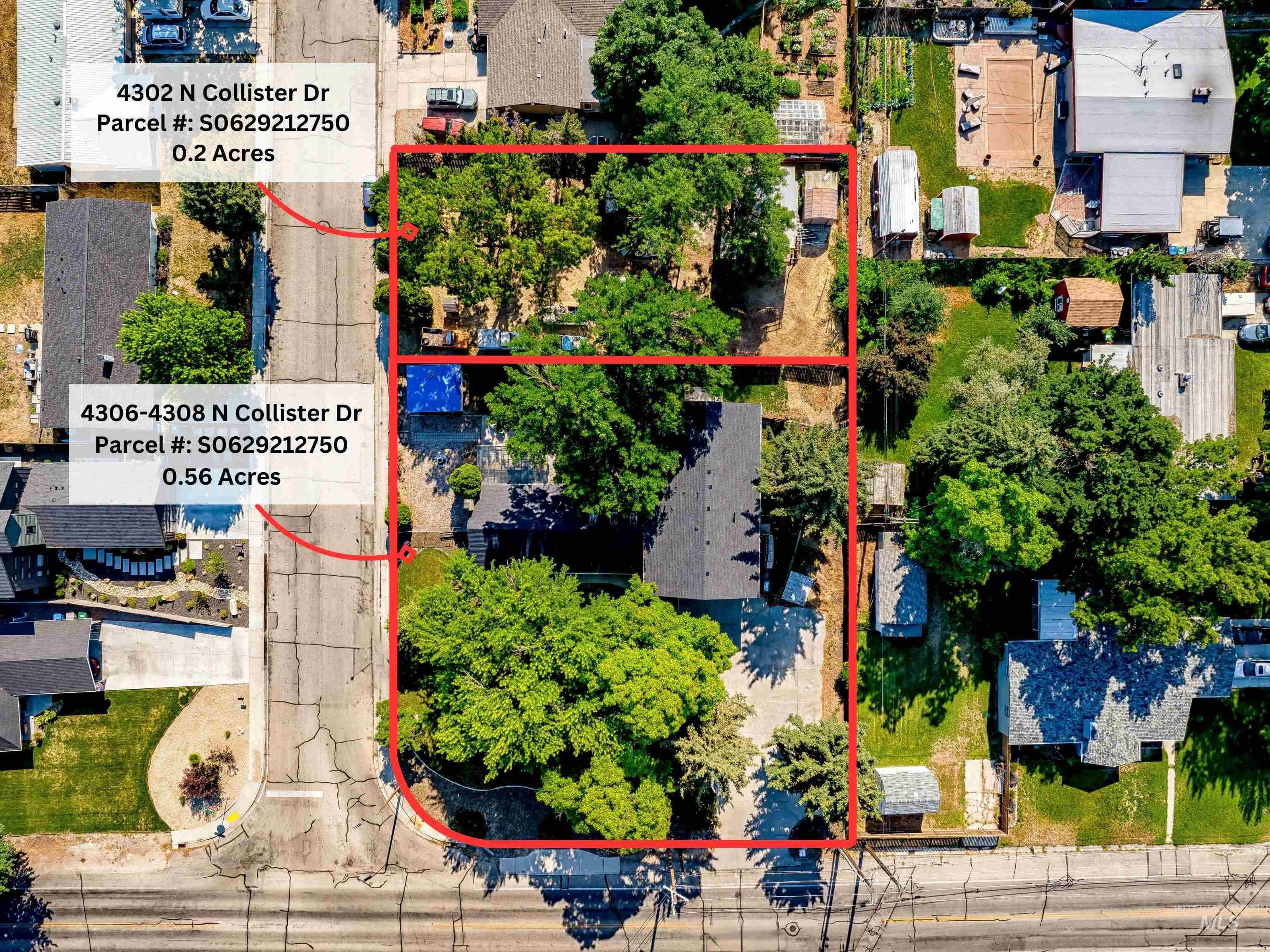 4306-4308 4302 N Collister Ave, Boise, Idaho 83703, Land For Sale, Price $1,099,000,MLS 98918394